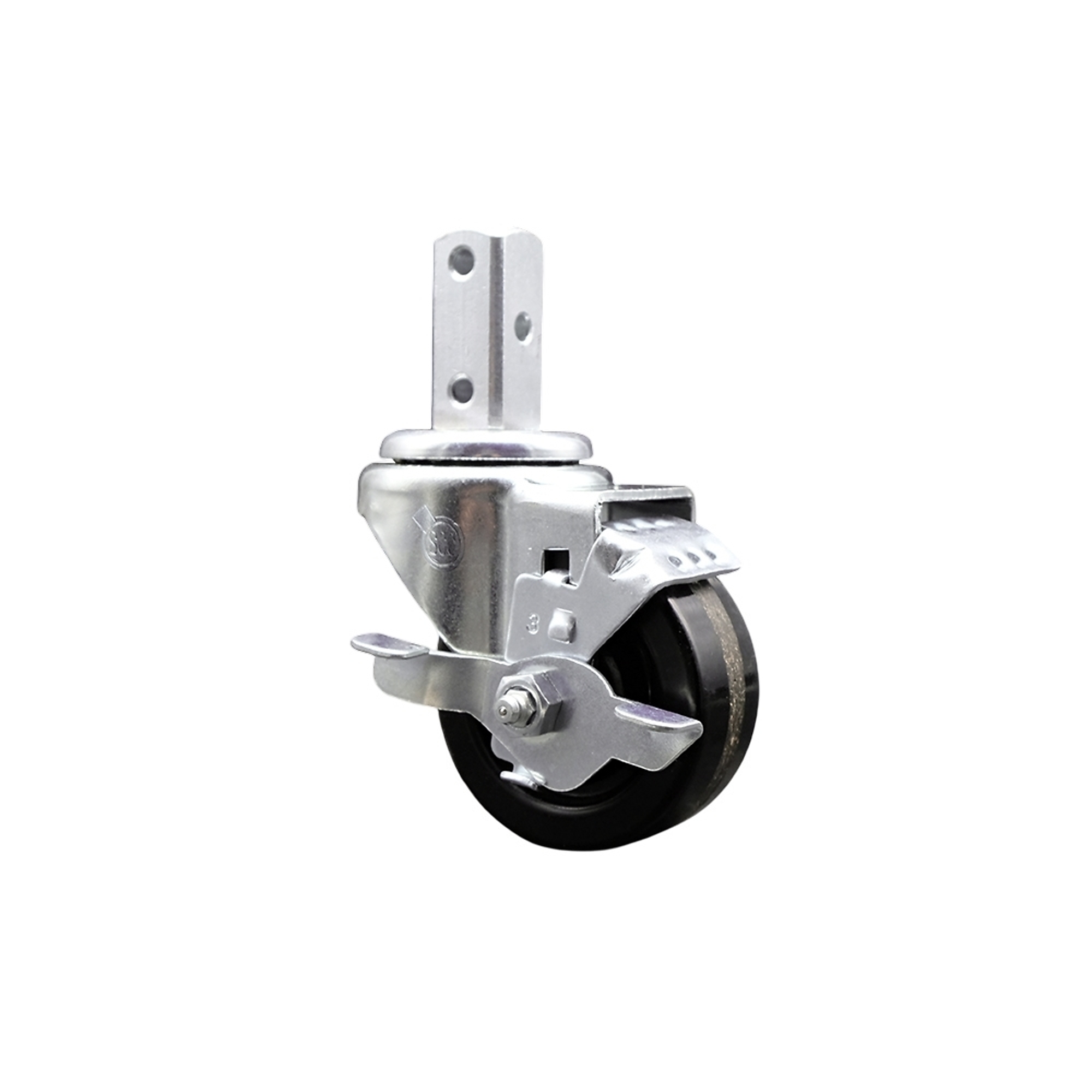 Service Caster, 3Inch x 1 1/4Inch Stem Caster, Wheel Diameter 3 in, Caster Type Swivel, Package (qty.) 1, Model SCC-SQ20S314-PHS-TLB-78