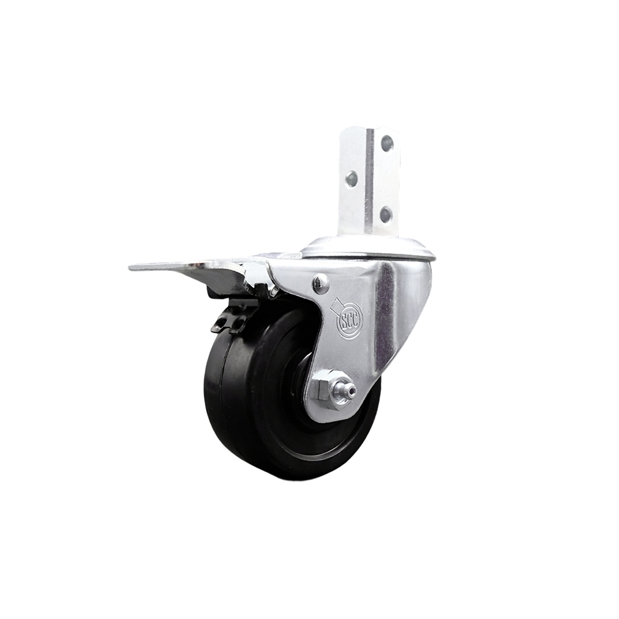 Service Caster, 3 1/2Inch x 1 1/4Inch Stem Caster, Wheel Diameter 3.5 in, Caster Type Swivel, Package (qty.) 1, Model SCC-SQTTL20S3514-SRS-78