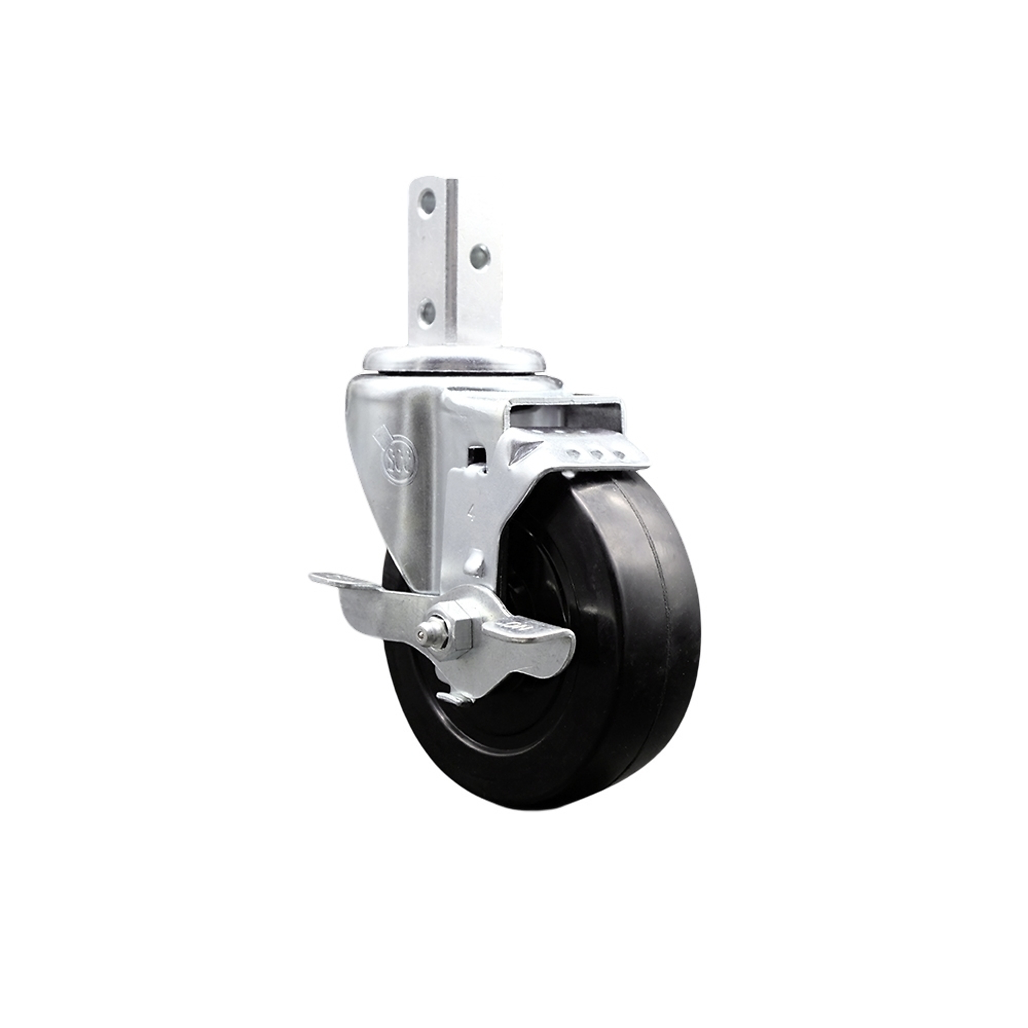 Service Caster, 4Inch x 1 1/4Inch Stem Caster, Wheel Diameter 4 in, Caster Type Swivel, Package (qty.) 1, Model SCC-SQ20S414-SRS-TLB-34