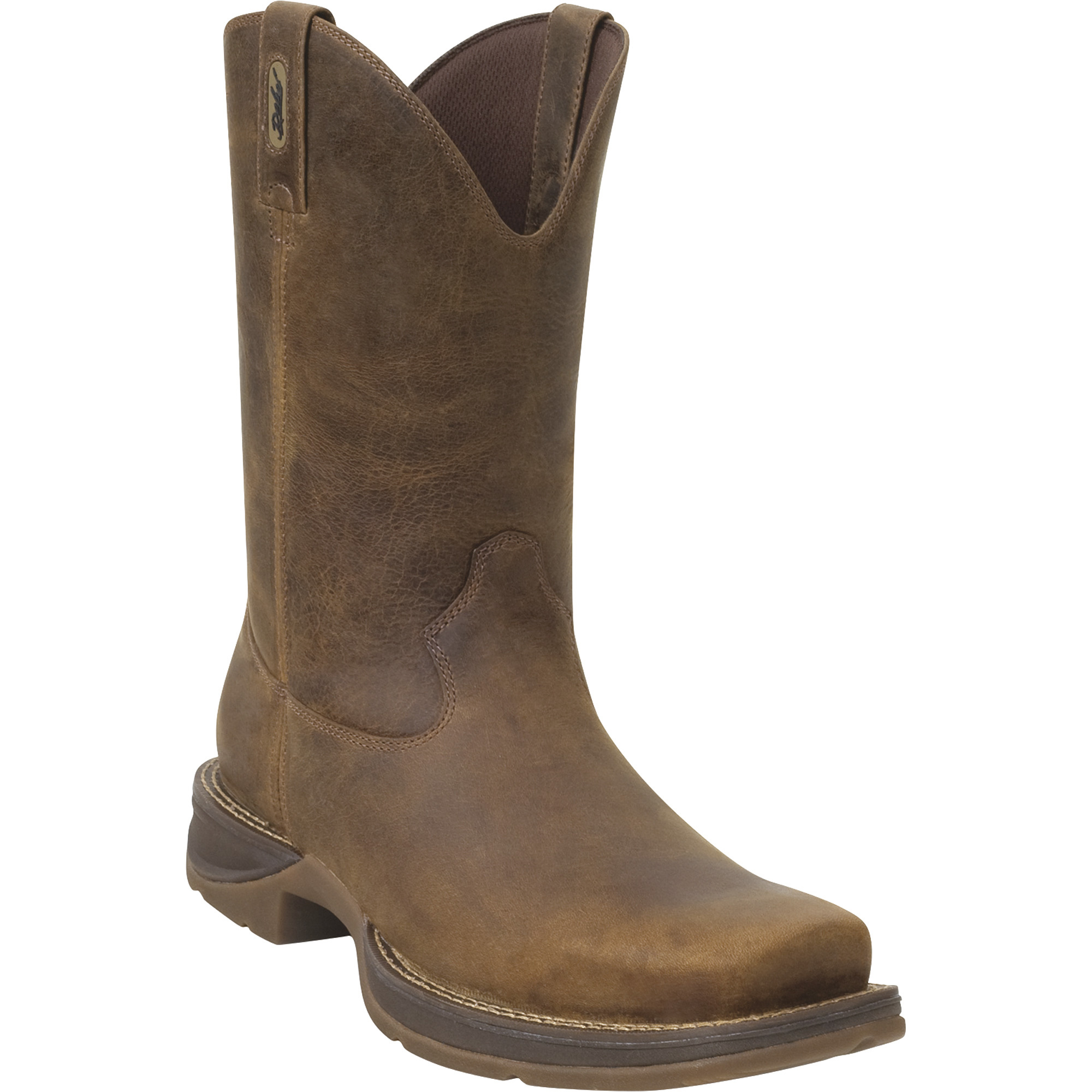 Durango Rebel 10Inch Pull-On Western Boot â Brown, Size 10 1/2 Wide, Model DB 5444