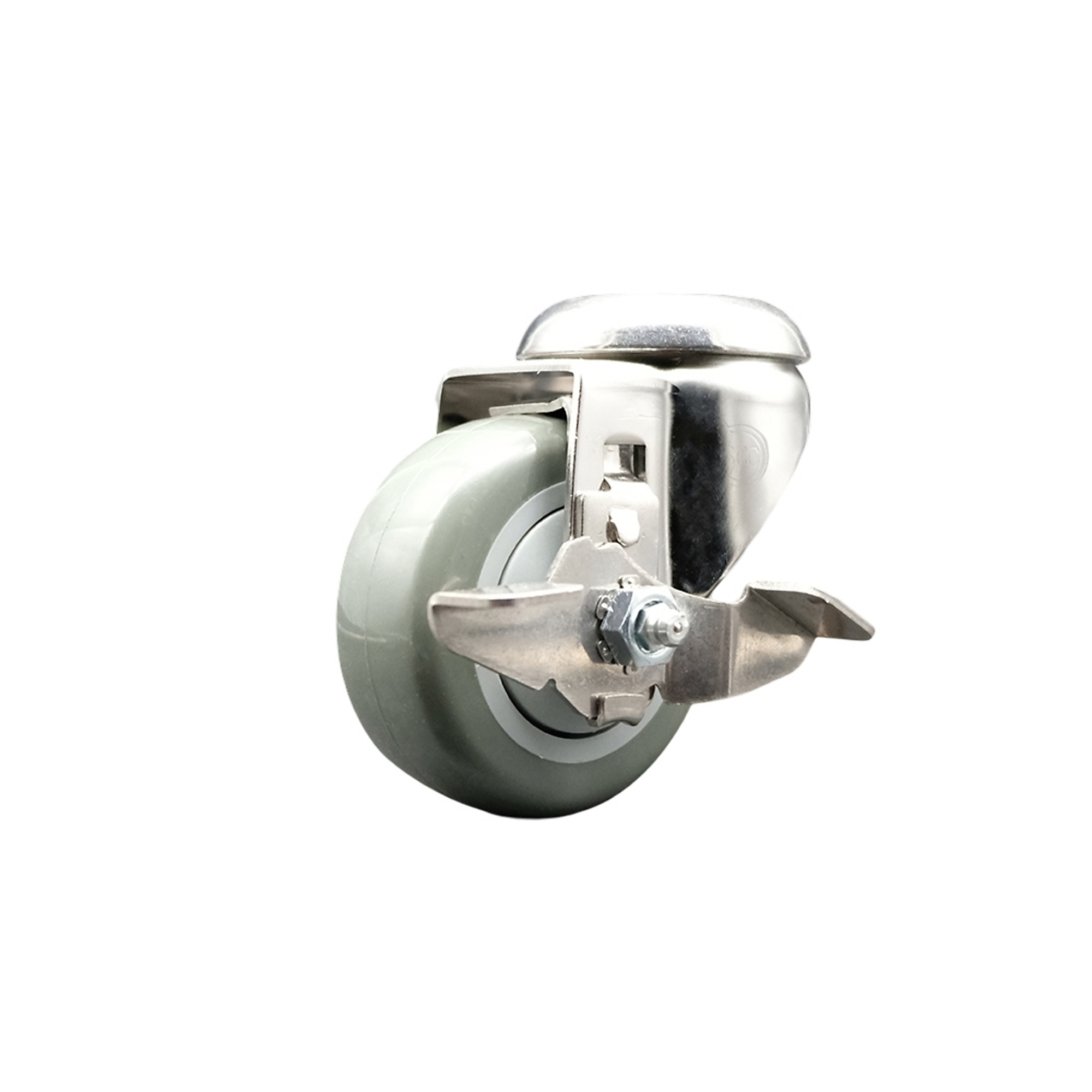 Service Caster, 3Inch x 1 1/4Inch Stem Caster, Wheel Diameter 3 in, Caster Type Swivel, Package (qty.) 1, Model SCC-SS316BH20S314-PPUB-TLB