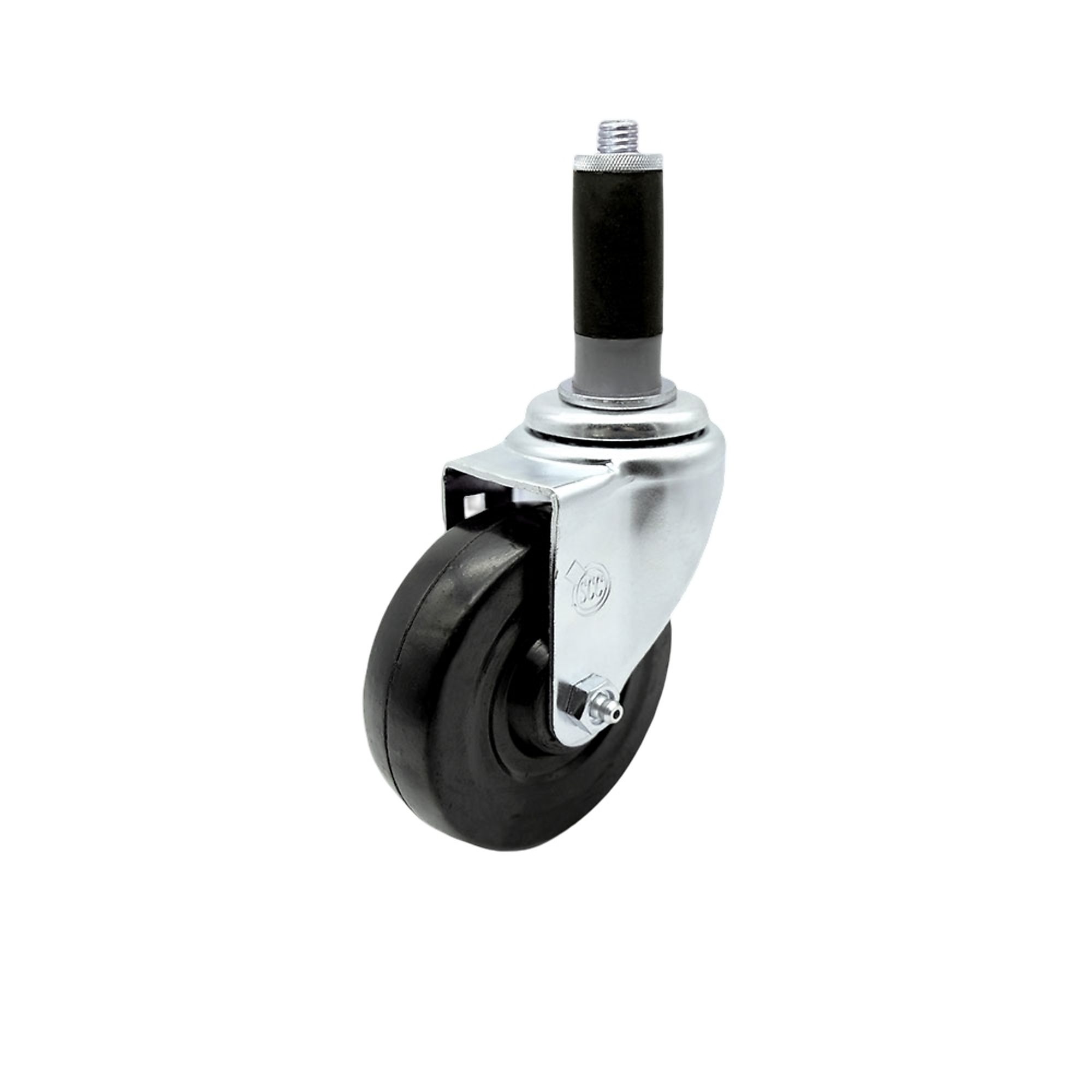 Service Caster, 4Inch x 1 1/4Inch Stem Caster, Wheel Diameter 4 in, Caster Type Swivel, Package (qty.) 1, Model SCC-SSEX20S414-HRS-MTG42