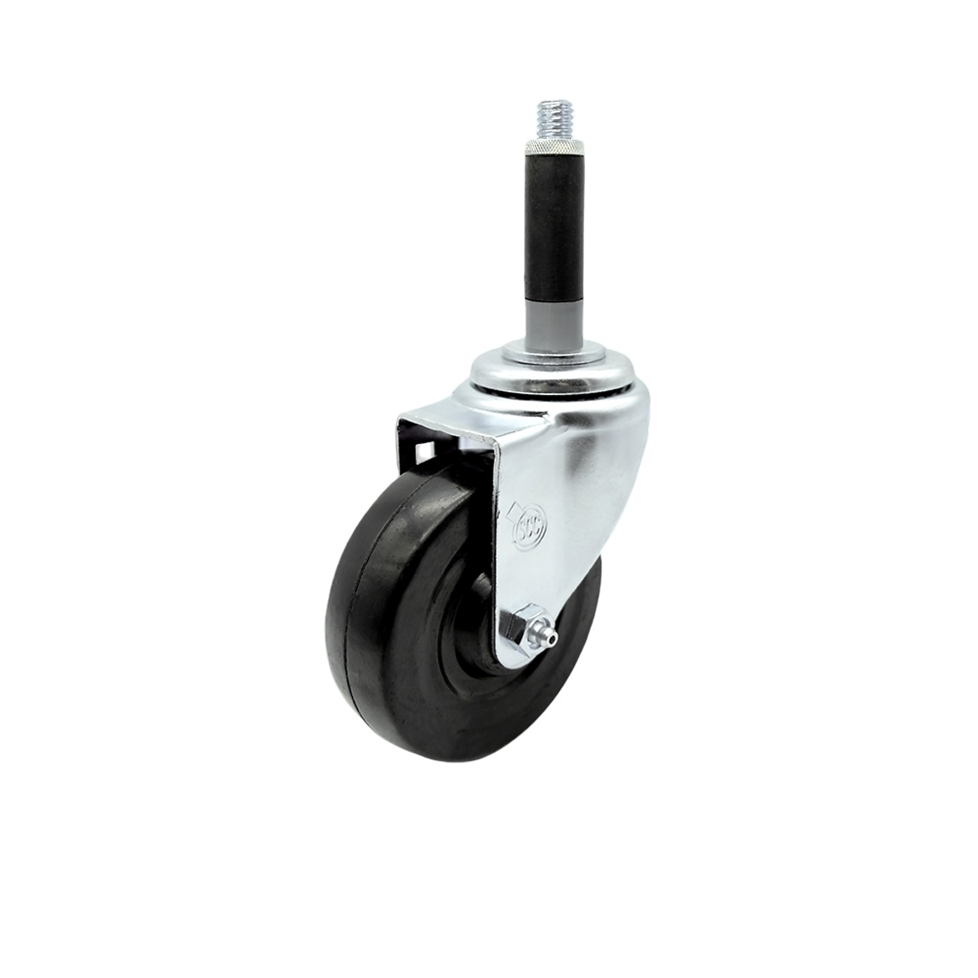 Service Caster, 4Inch x 1 1/4Inch Stem Caster, Wheel Diameter 4 in, Caster Type Swivel, Package (qty.) 1, Model SCC-EX20S414-HRS-MTG40