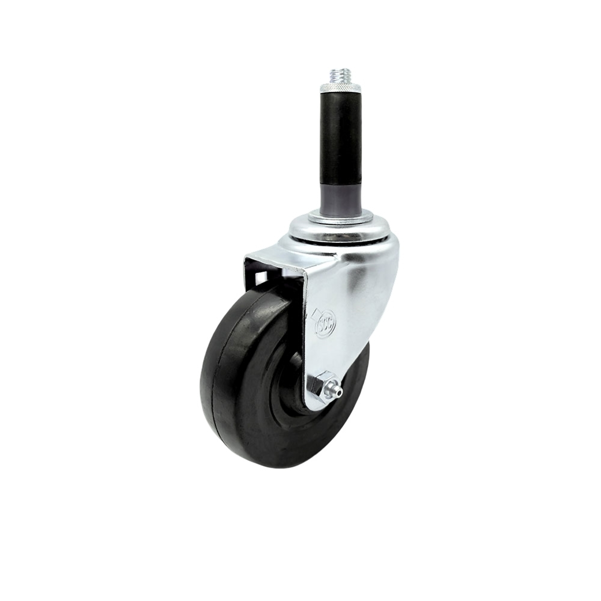 Service Caster, 4Inch x 1 1/4Inch Stem Caster, Wheel Diameter 4 in, Caster Type Swivel, Package (qty.) 1, Model SCC-EX20S414-HRS-MTG41