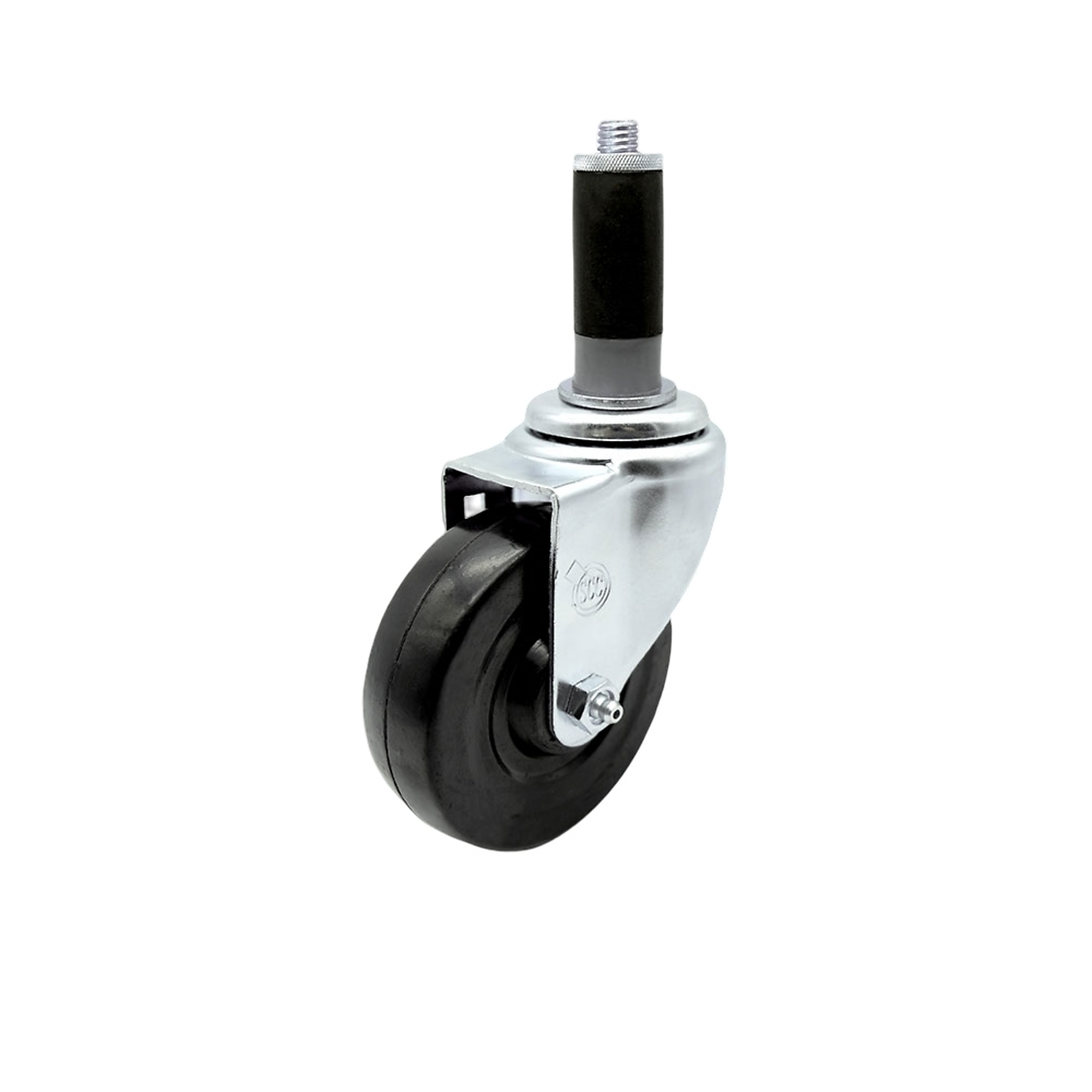 Service Caster, 4Inch x 1 1/4Inch Stem Caster, Wheel Diameter 4 in, Caster Type Swivel, Package (qty.) 1, Model SCC-EX20S414-HRS-MTG42