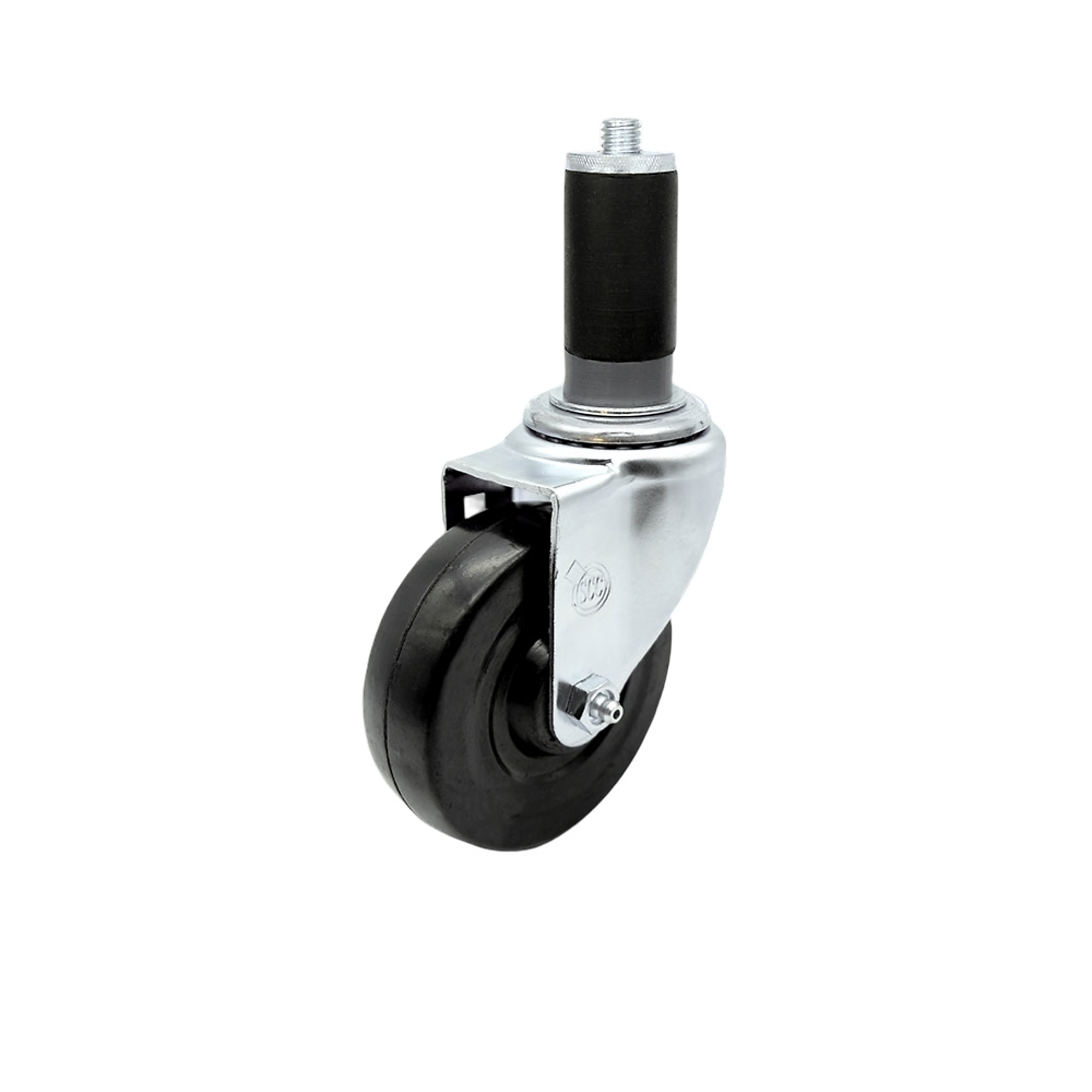 Service Caster, 4Inch x 1 1/4Inch Stem Caster, Wheel Diameter 4 in, Caster Type Swivel, Package (qty.) 1, Model SCC-EX20S414-HRS-MTG44