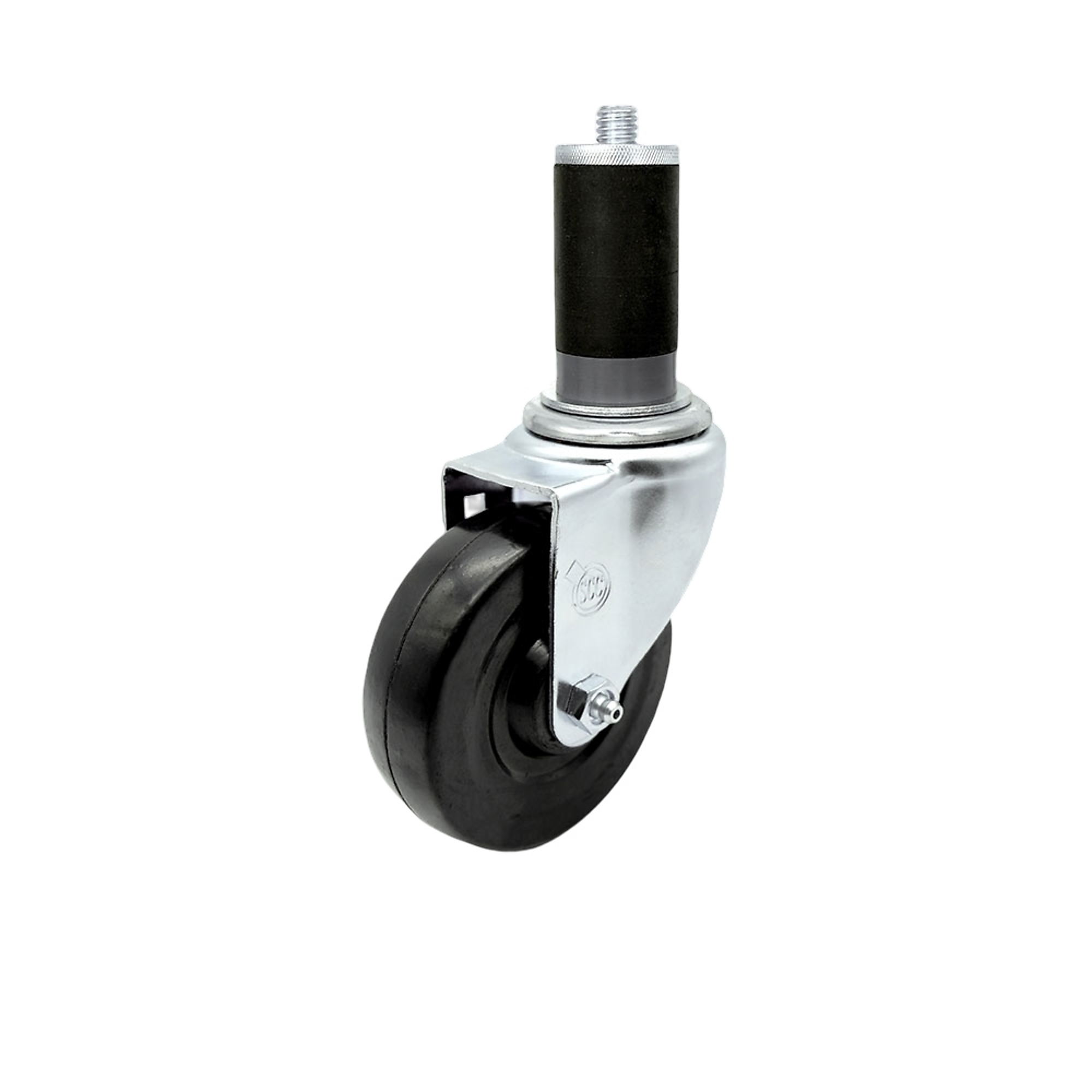 Service Caster, 4Inch x 1 1/4Inch Stem Caster, Wheel Diameter 4 in, Caster Type Swivel, Package (qty.) 1, Model SCC-EX20S414-HRS-MTG45