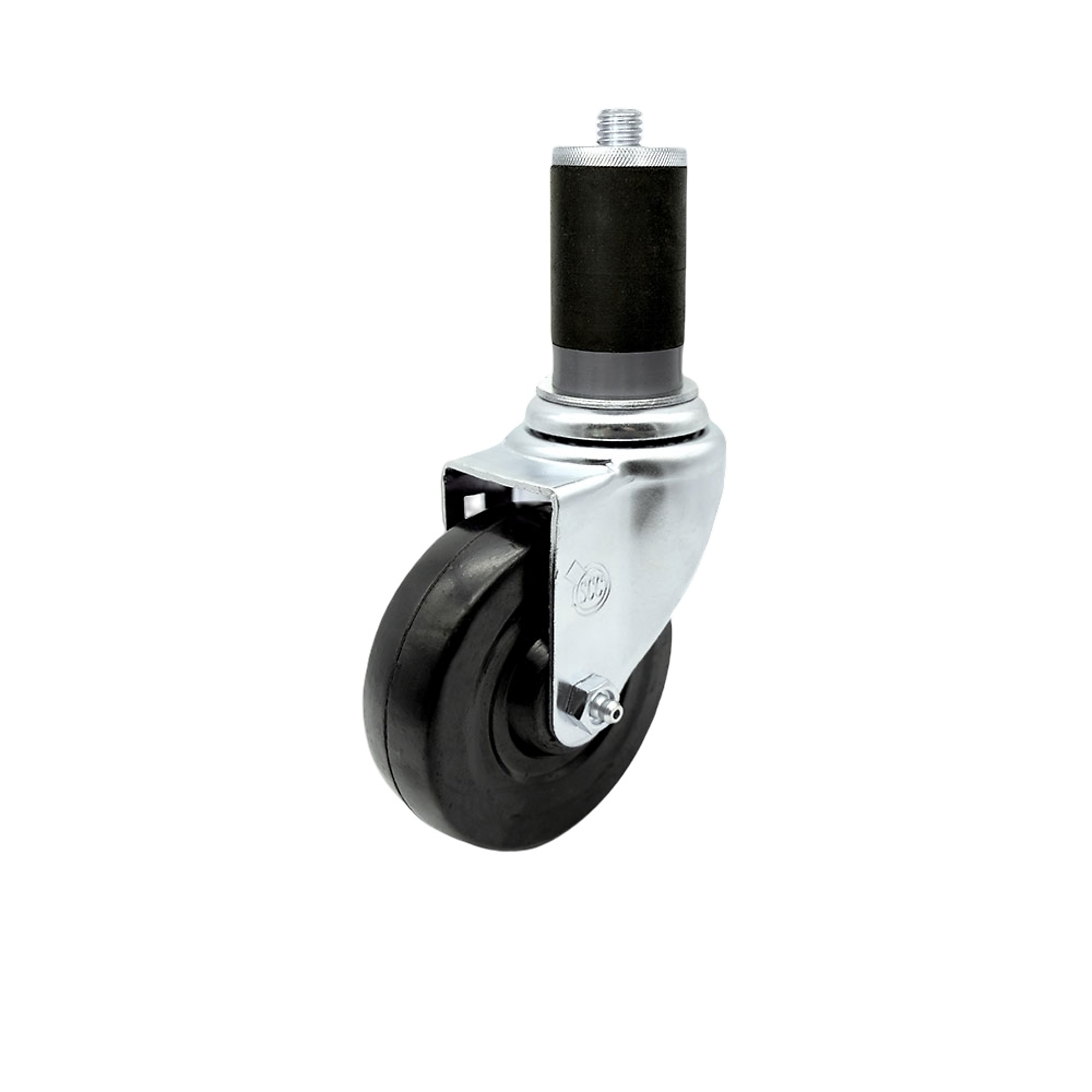 Service Caster, 4Inch x 1 1/4Inch Stem Caster, Wheel Diameter 4 in, Caster Type Swivel, Package (qty.) 1, Model SCC-EX20S414-HRS-MTG46