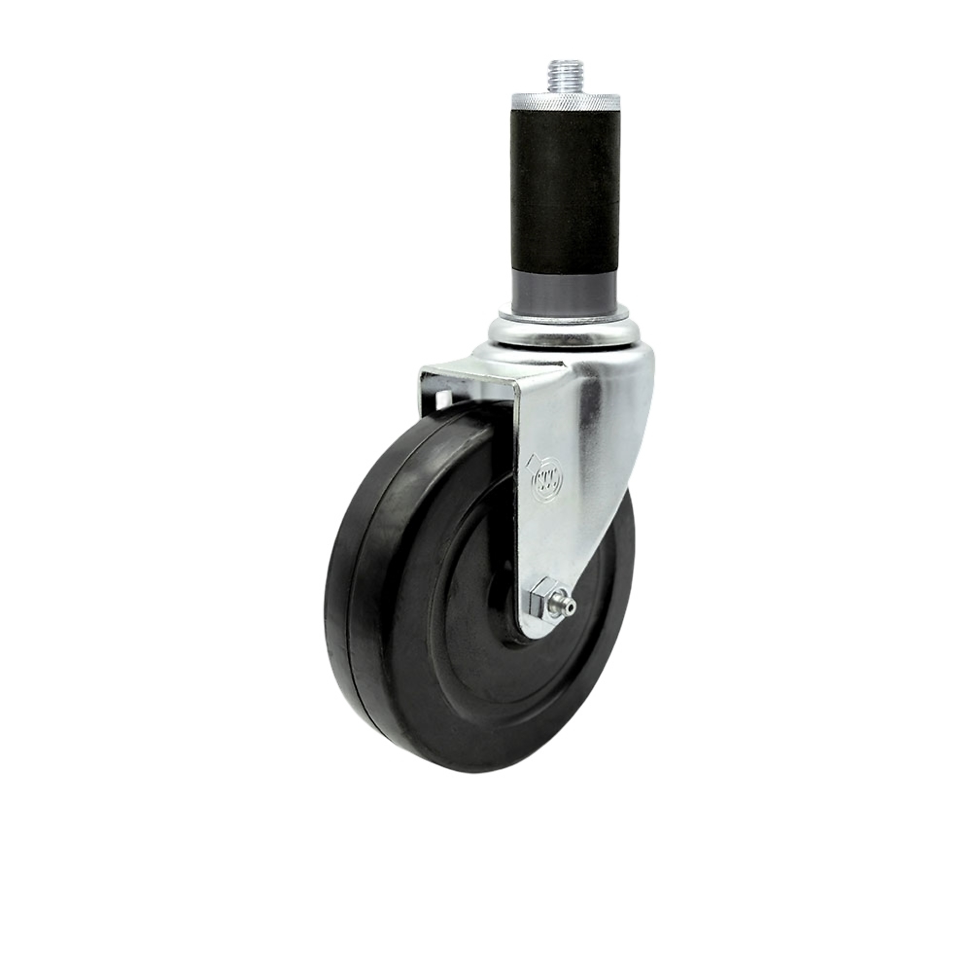 Service Caster, 5Inch x 1 1/4Inch Stem Caster, Wheel Diameter 5 in, Caster Type Swivel, Package (qty.) 1, Model SCC-EX20S514-HRS-MTG46