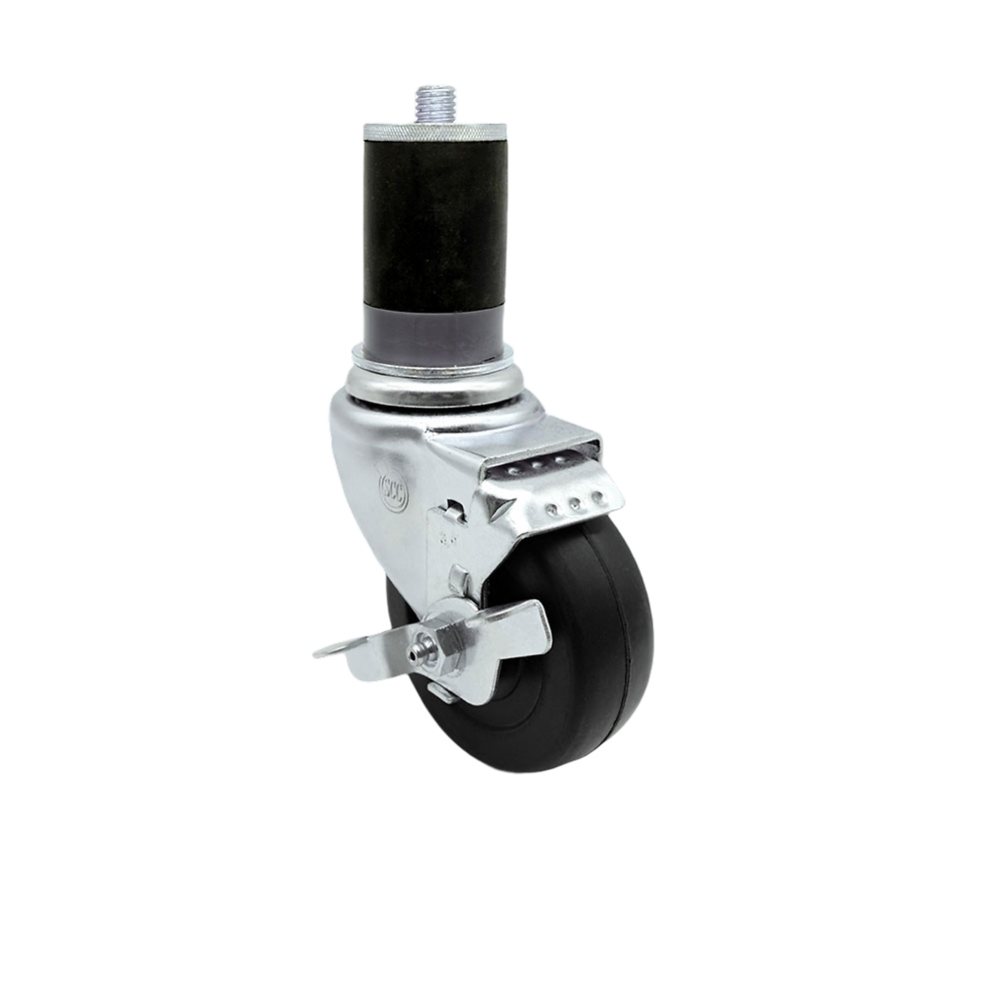 Service Caster, 3 1/2Inch x 1 1/4Inch Stem Caster, Wheel Diameter 3.5 in, Caster Type Swivel, Package (qty.) 1, Model SCC-EX20S3514-HRS-TLB-MTG47