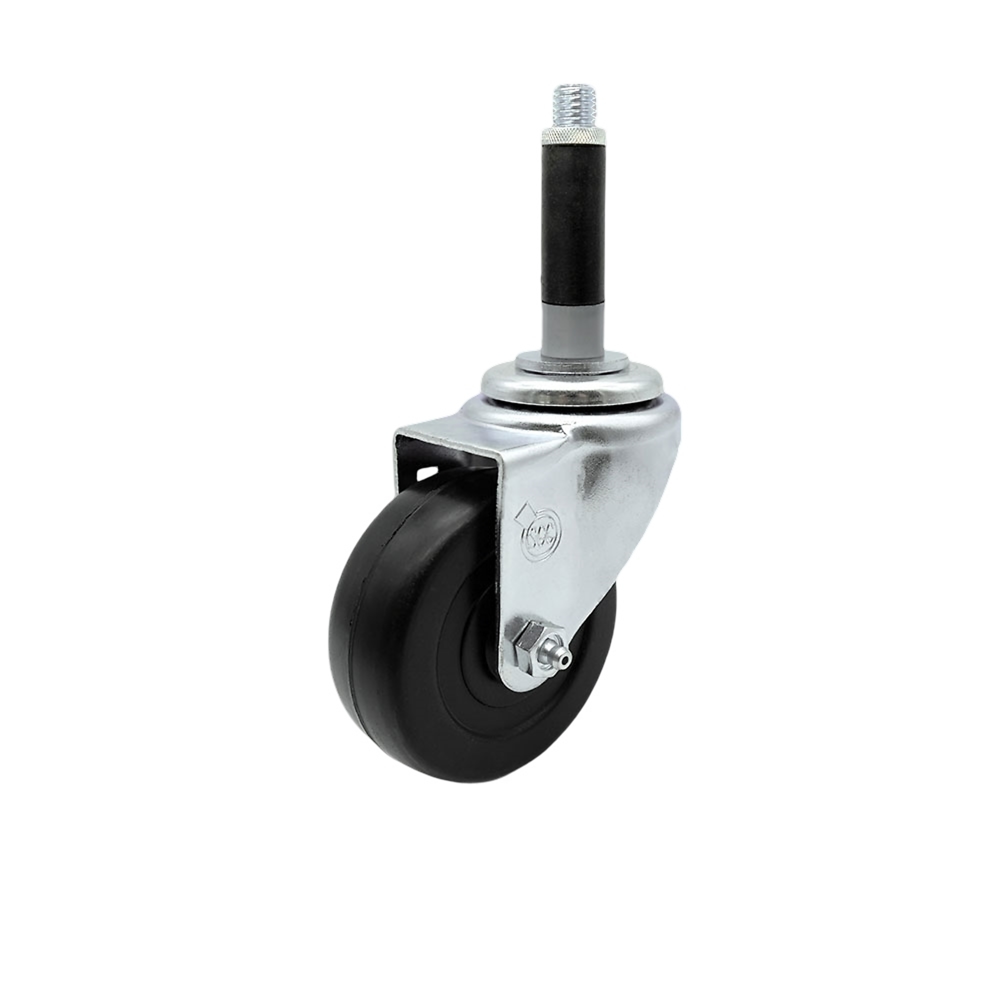 Service Caster, 3 1/2Inch x 1 1/4Inch Stem Caster, Wheel Diameter 3.5 in, Caster Type Swivel, Package (qty.) 1, Model SCC-SSEX20S3514-HRS-MTG40