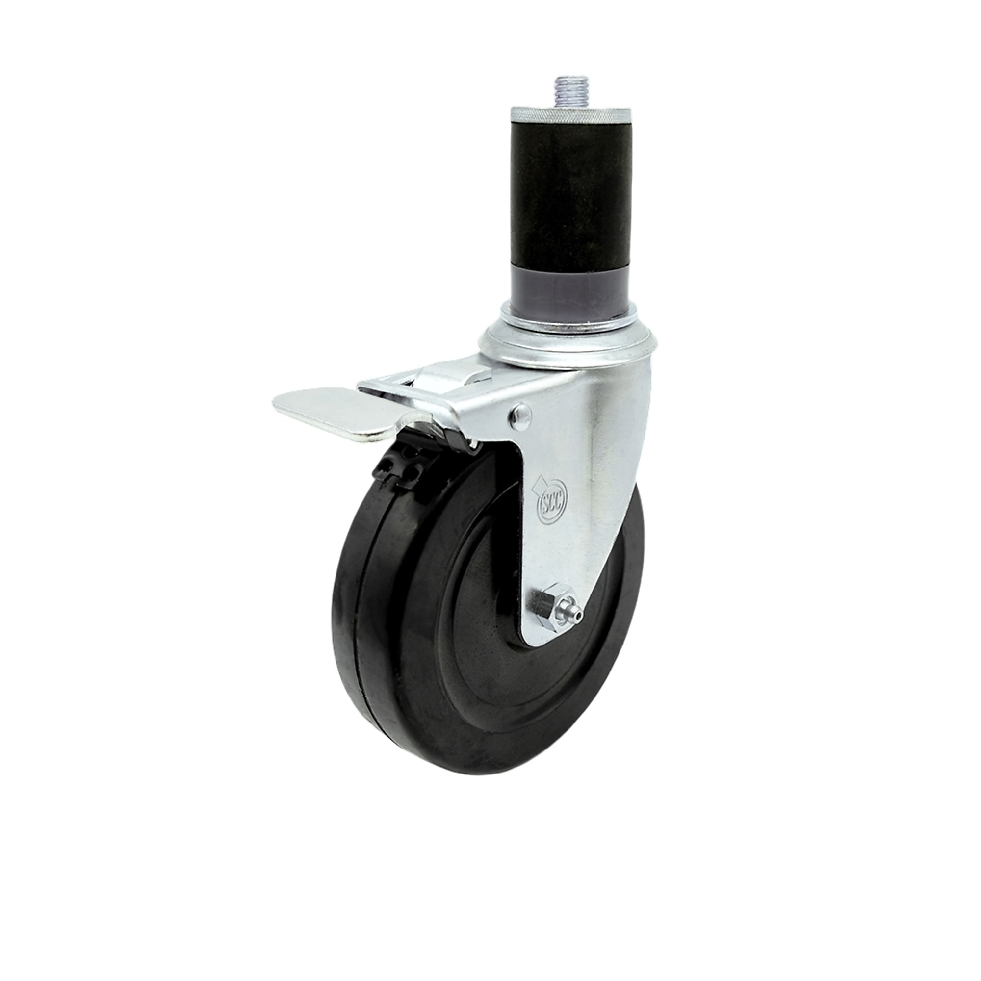 Service Caster, 5Inch x 1 1/4Inch Stem Caster, Wheel Diameter 5 in, Caster Type Swivel, Package (qty.) 1, Model SCC-SSTTLEX20S514-HRS-MTG47