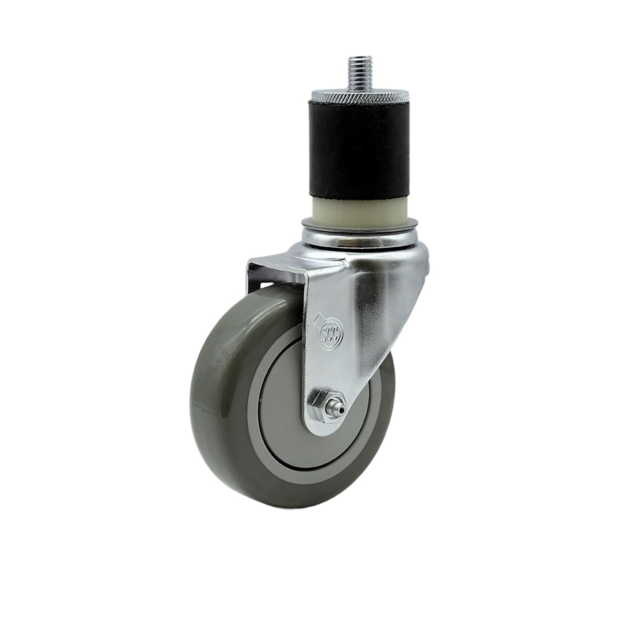 Service Caster, 4Inch x 1 1/4Inch Stem Caster, Wheel Diameter 4 in, Caster Type Swivel, Package (qty.) 1, Model SCC-EX20S414-PPUB-MTG21