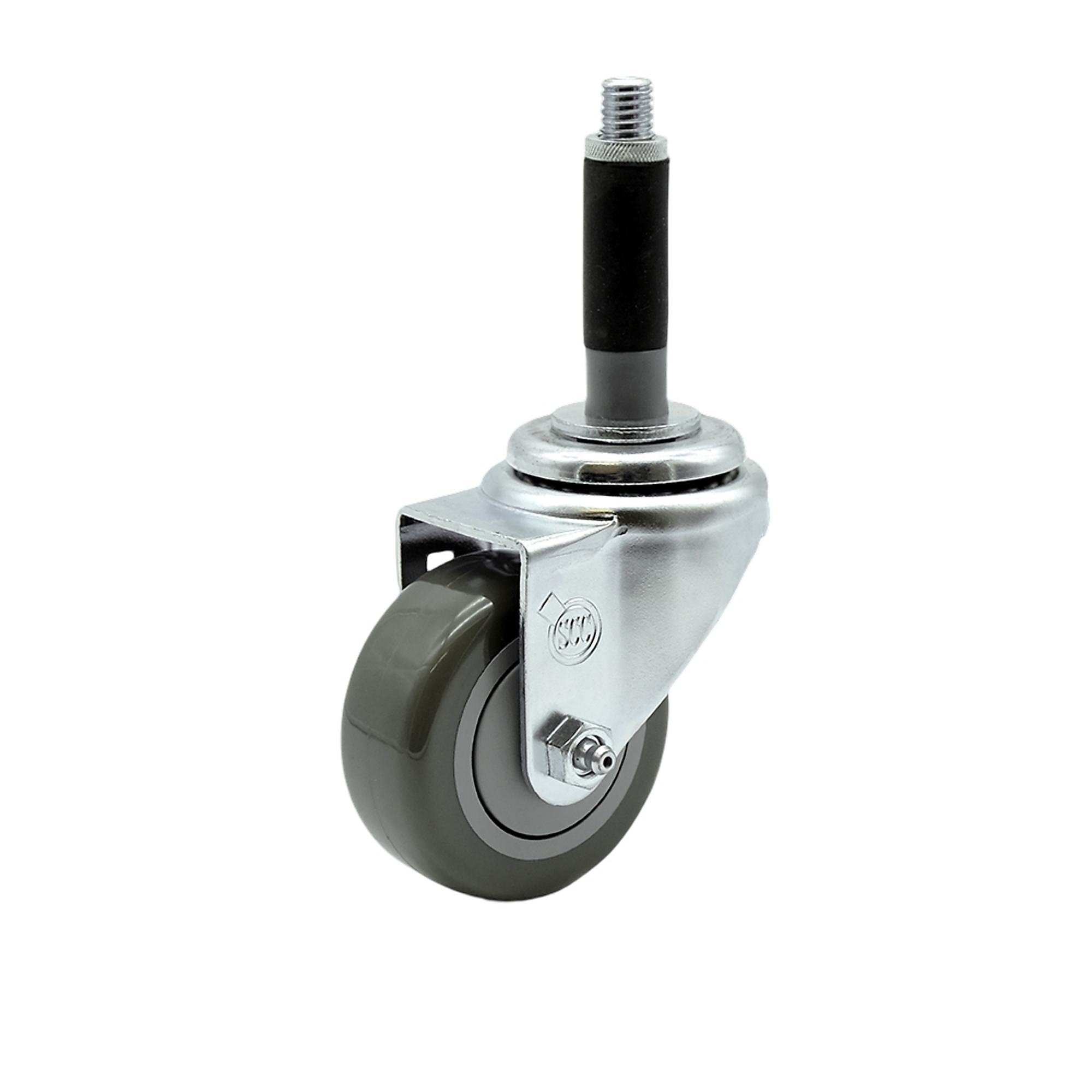 Service Caster, 3 1/2Inch x 1 1/4Inch Stem Caster, Wheel Diameter 3.5 in, Caster Type Swivel, Package (qty.) 1, Model SCC-EX20S3514-PPUB-MTG40