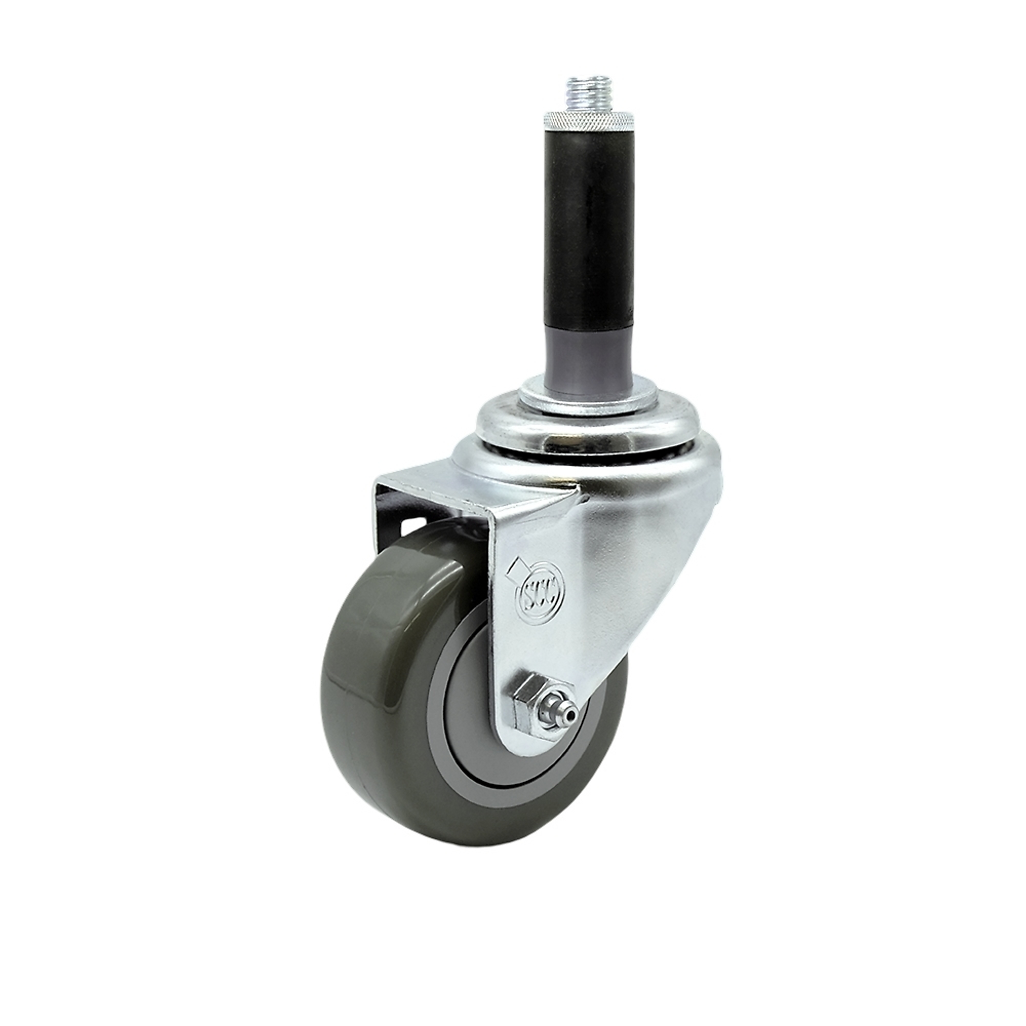 Service Caster, 3 1/2Inch x 1 1/4Inch Stem Caster, Wheel Diameter 3.5 in, Caster Type Swivel, Package (qty.) 1, Model SCC-EX20S3514-PPUB-MTG41