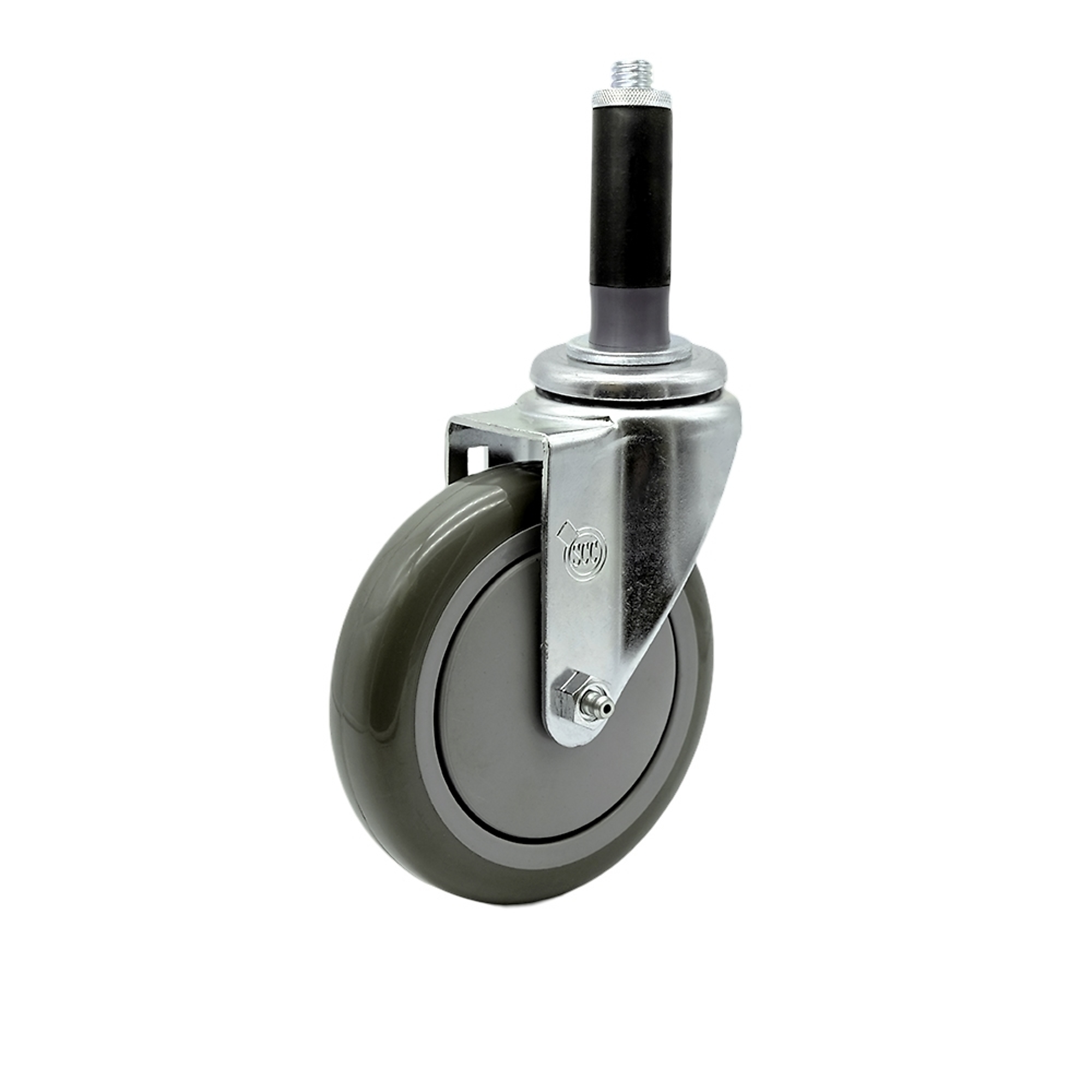 Service Caster, 5Inch x 1 1/4Inch Stem Caster, Wheel Diameter 5 in, Caster Type Swivel, Package (qty.) 1, Model SCC-EX20S514-PPUB-MTG42