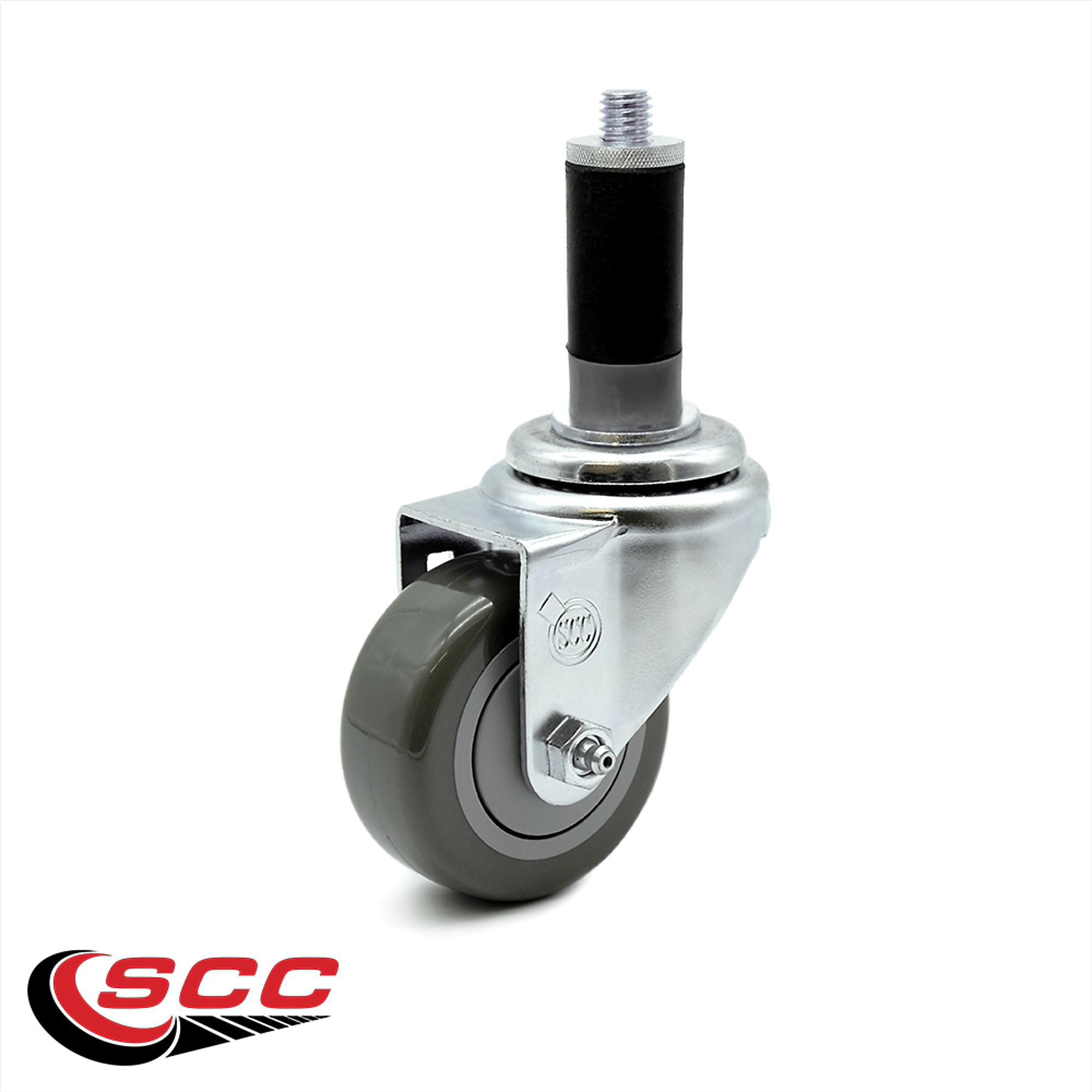 Service Caster, 3 1/2Inch x 1 1/4Inch Stem Caster, Wheel Diameter 3.5 in, Caster Type Swivel, Package (qty.) 1, Model SCC-EX20S3514-PPUB-MTG43