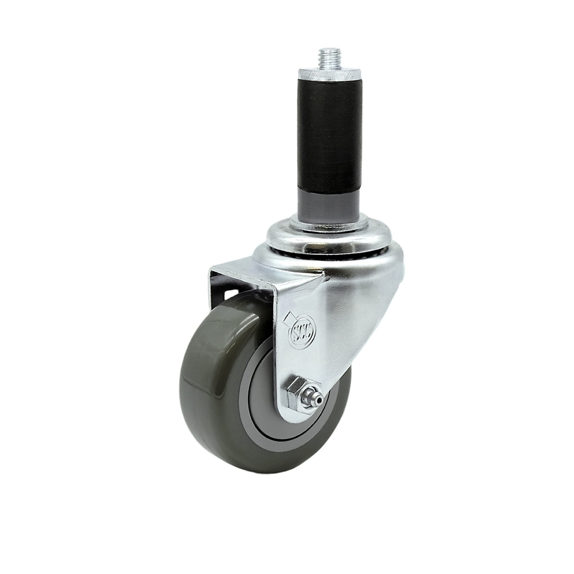 Service Caster, 3 1/2Inch x 1 1/4Inch Stem Caster, Wheel Diameter 3.5 in, Caster Type Swivel, Package (qty.) 1, Model SCC-EX20S3514-PPUB-MTG44