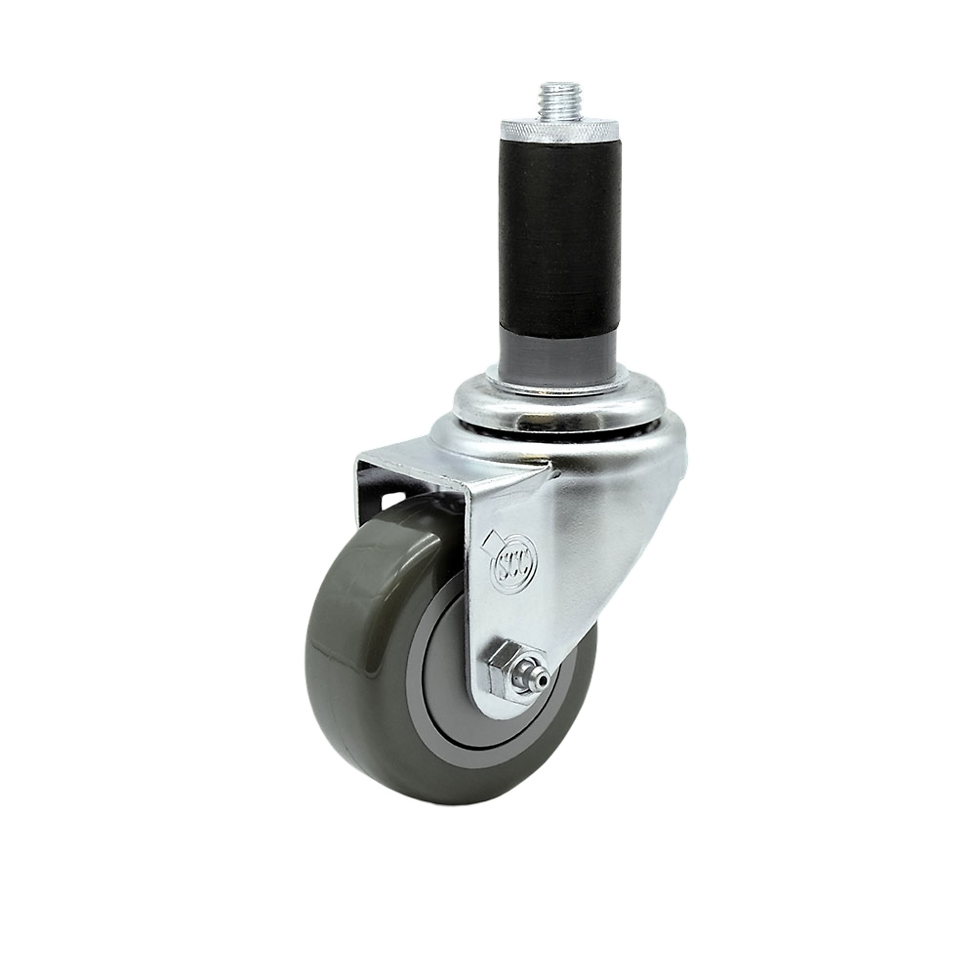 Service Caster, 3Inch x 1 1/4Inch Stem Caster, Wheel Diameter 3 in, Caster Type Swivel, Package (qty.) 1, Model SCC-EX20S314-PPUB-MTG46