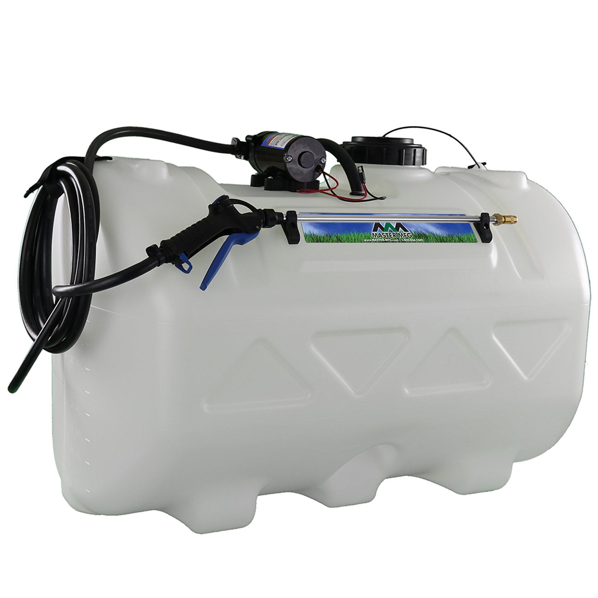 Master MFG, 60-Gal Deluxe Spot Sprayer - 2.2GPM, Tank Size 60 Gal, Flow 2.2 GPM, Pressure 70 PSI, Model SSO-01-060D-MM