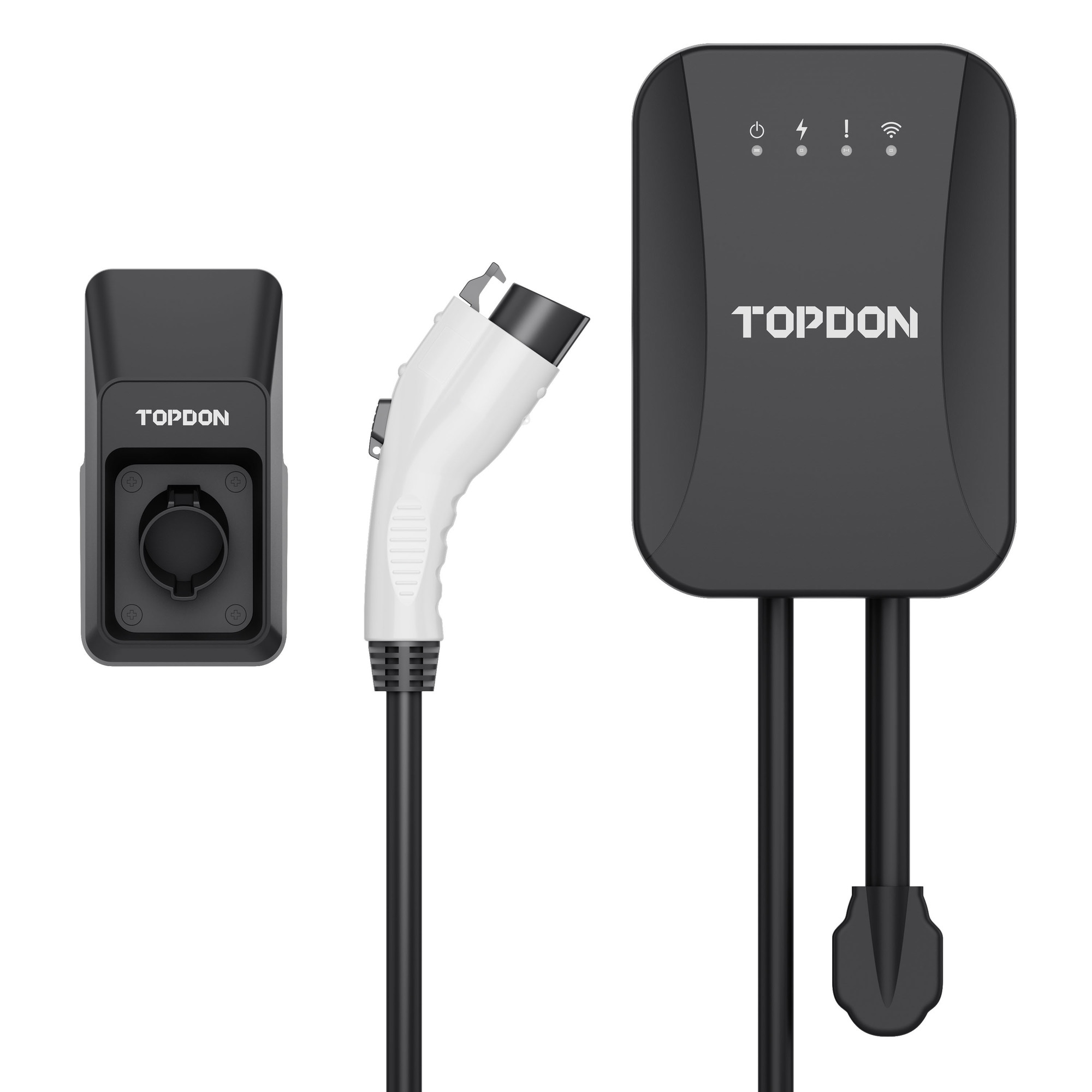 TOPDON, PulseQ EV Charging Station w/ RFID reader mode, Max. Amps 40, Model EC001