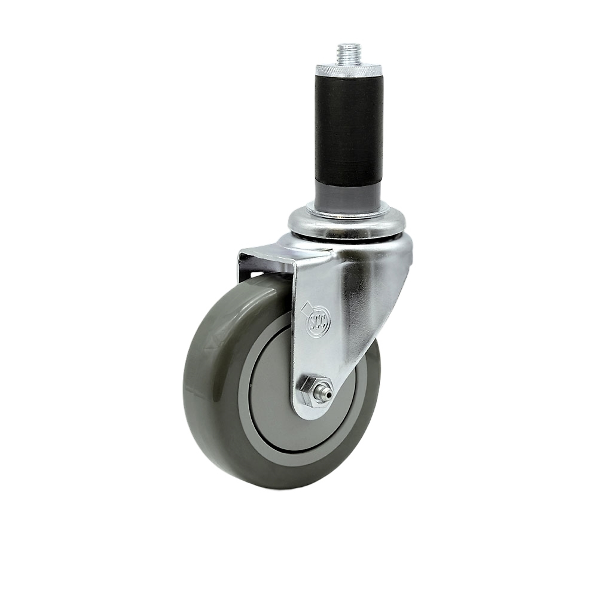 Service Caster, 4Inch x 1 1/4Inch Stem Caster, Wheel Diameter 4 in, Caster Type Swivel, Package (qty.) 1, Model SCC-EX20S414-PPUB-MTG46