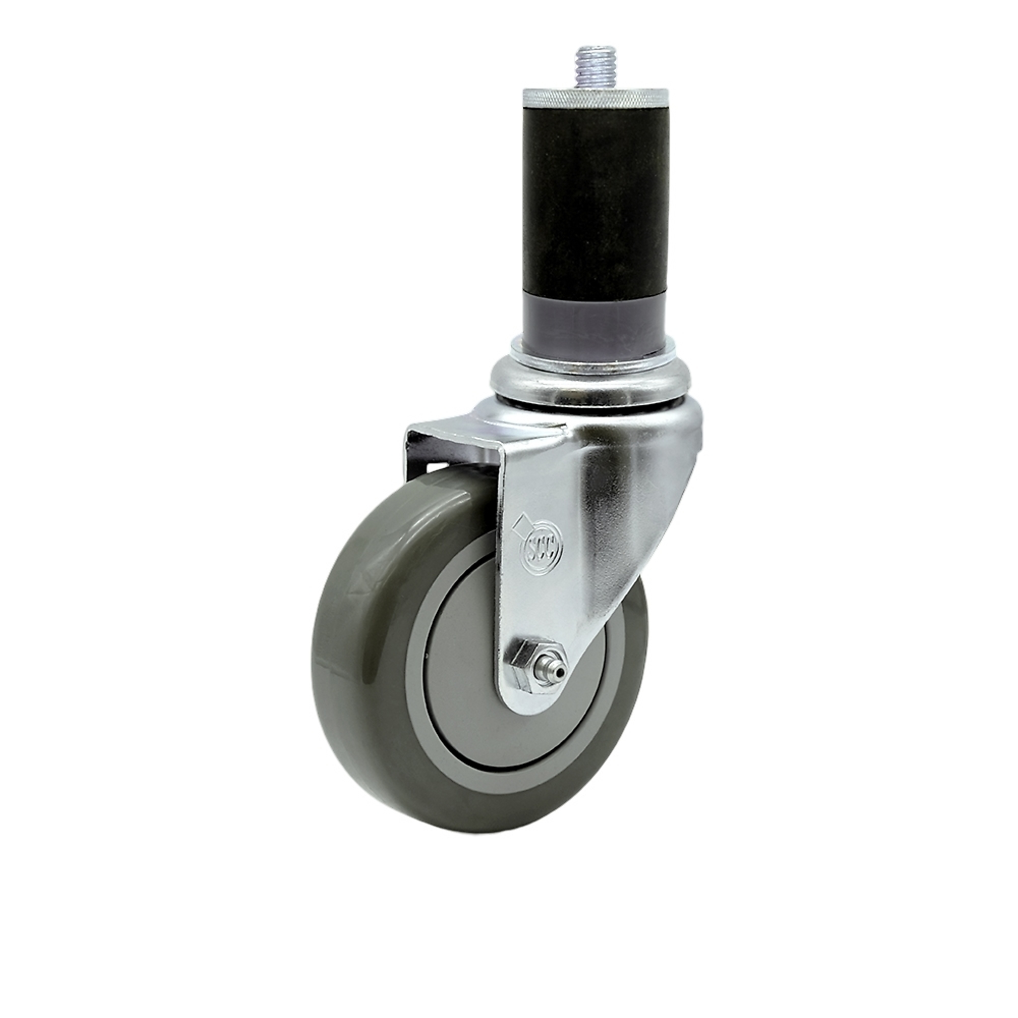 Service Caster, 4Inch x 1 1/4Inch Stem Caster, Wheel Diameter 4 in, Caster Type Swivel, Package (qty.) 1, Model SCC-EX20S414-PPUB-MTG47