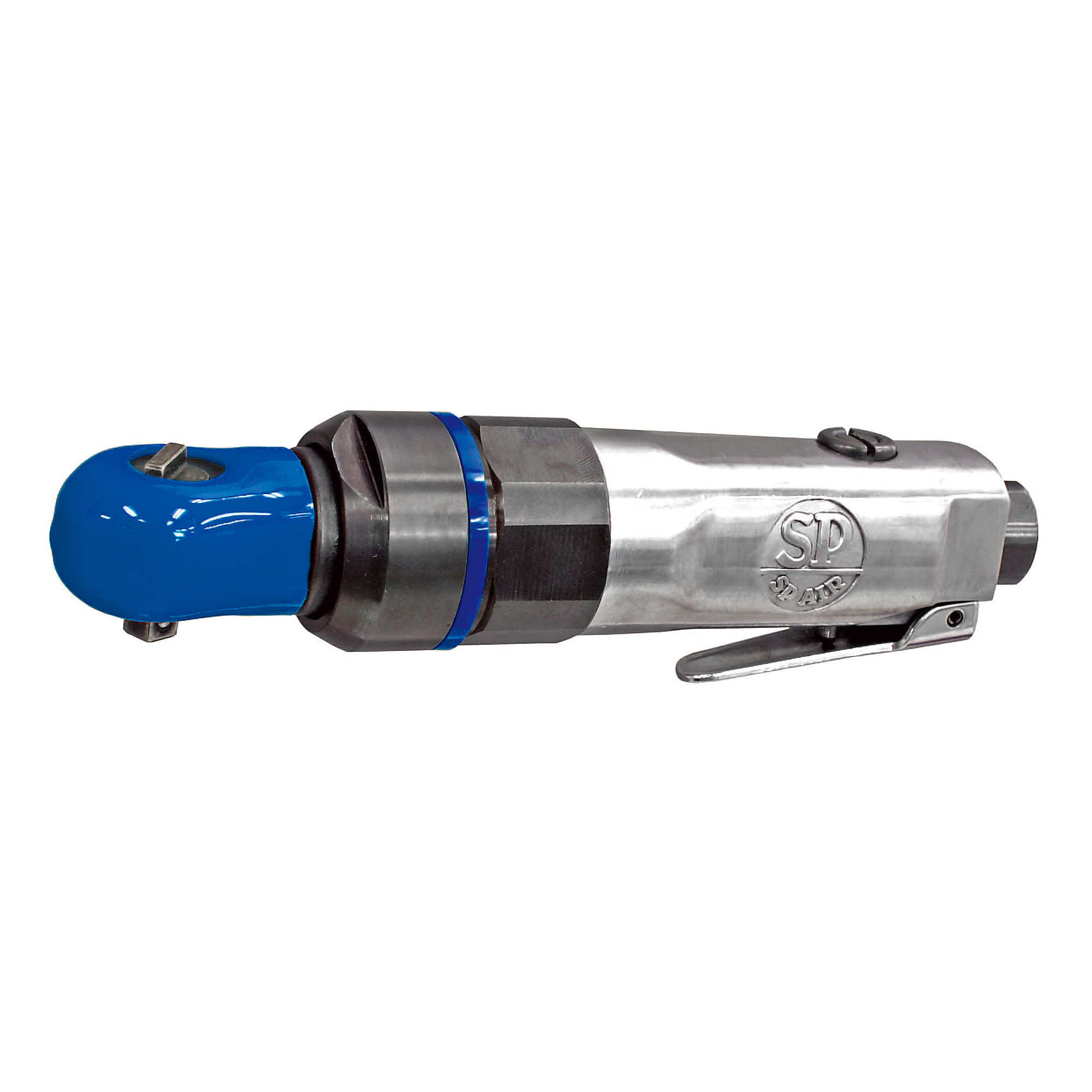 SP Air, 3/8Inch SUPER FAST MINI IMPACT RATCHET, Drive Size 3/8 in, Max. Torque 55 ft-lbs., Model SP-1765HD