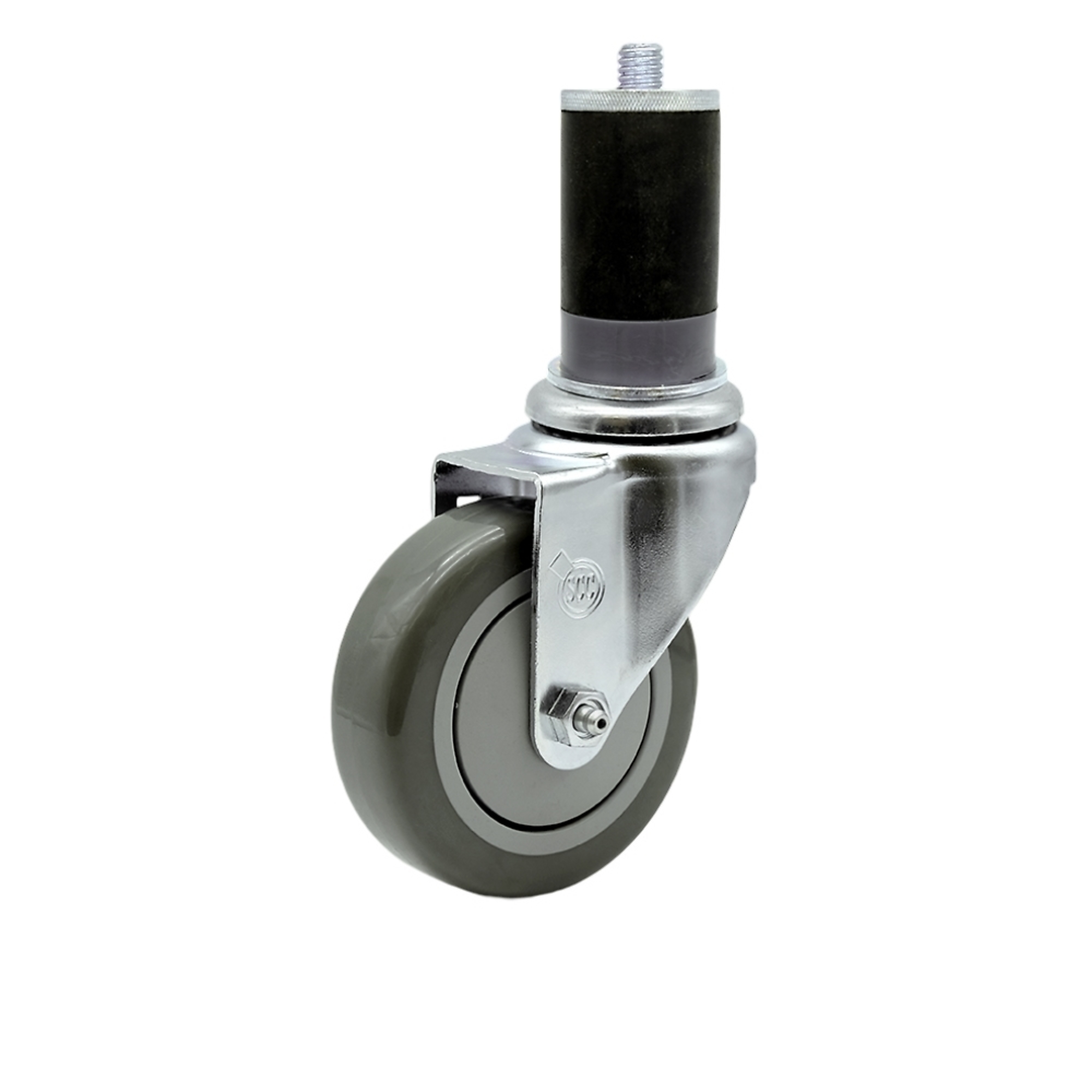 Service Caster, 4Inch x 1 1/4Inch Stem Caster, Wheel Diameter 4 in, Caster Type Swivel, Package (qty.) 1, Model SCC-SSEX20S414-PPUB-MTG47