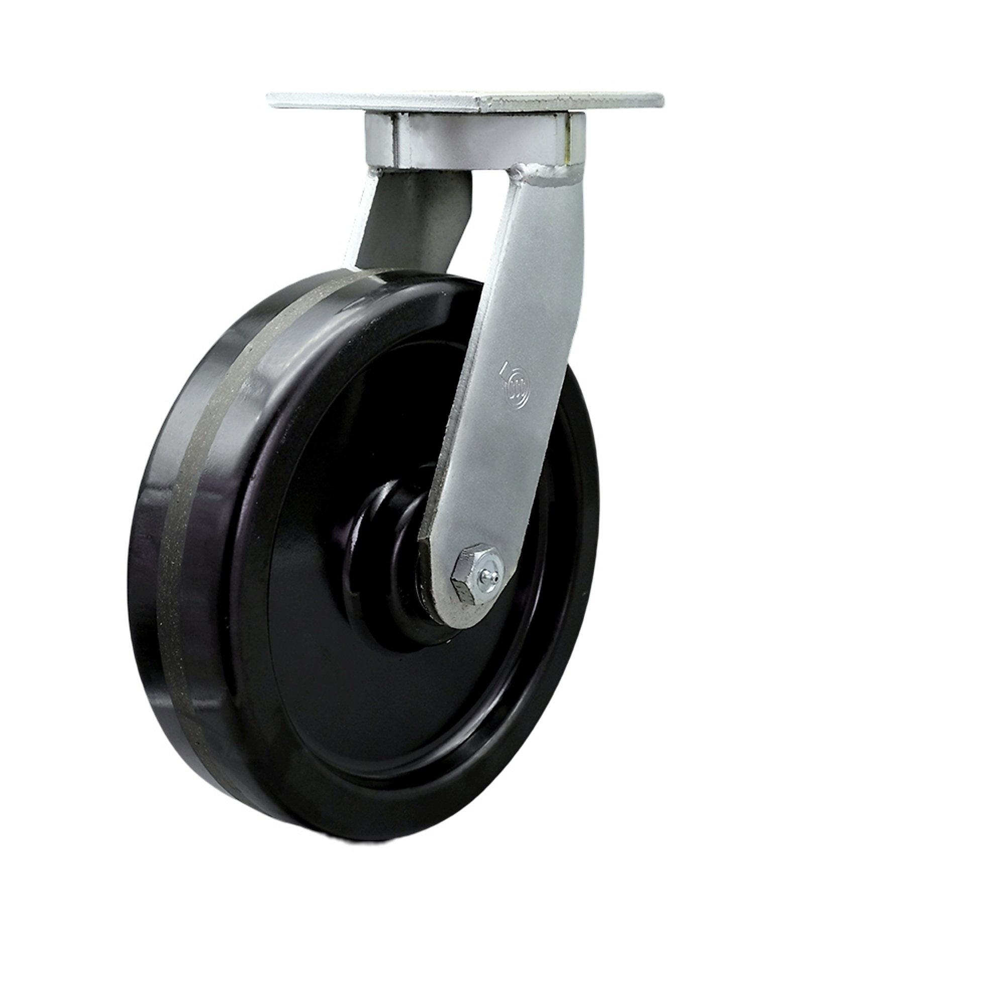 Service Caster, 12Inch x 3Inch Plate Caster, Wheel Diameter 12 in, Caster Type Swivel, Package (qty.) 1, Model SCC-KP92S1230-PHR-BSL