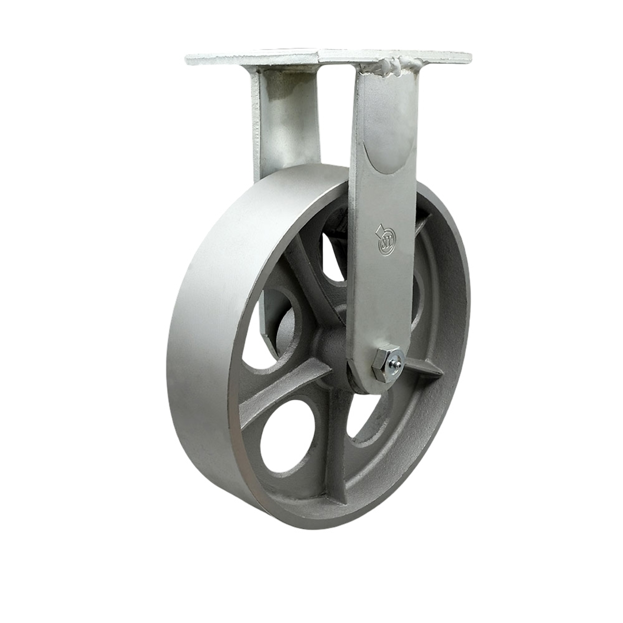 Service Caster, 12Inch x 3Inch Plate Caster, Wheel Diameter 12 in, Caster Type Rigid, Package (qty.) 1, Model SCC-KP92R1230-SSR