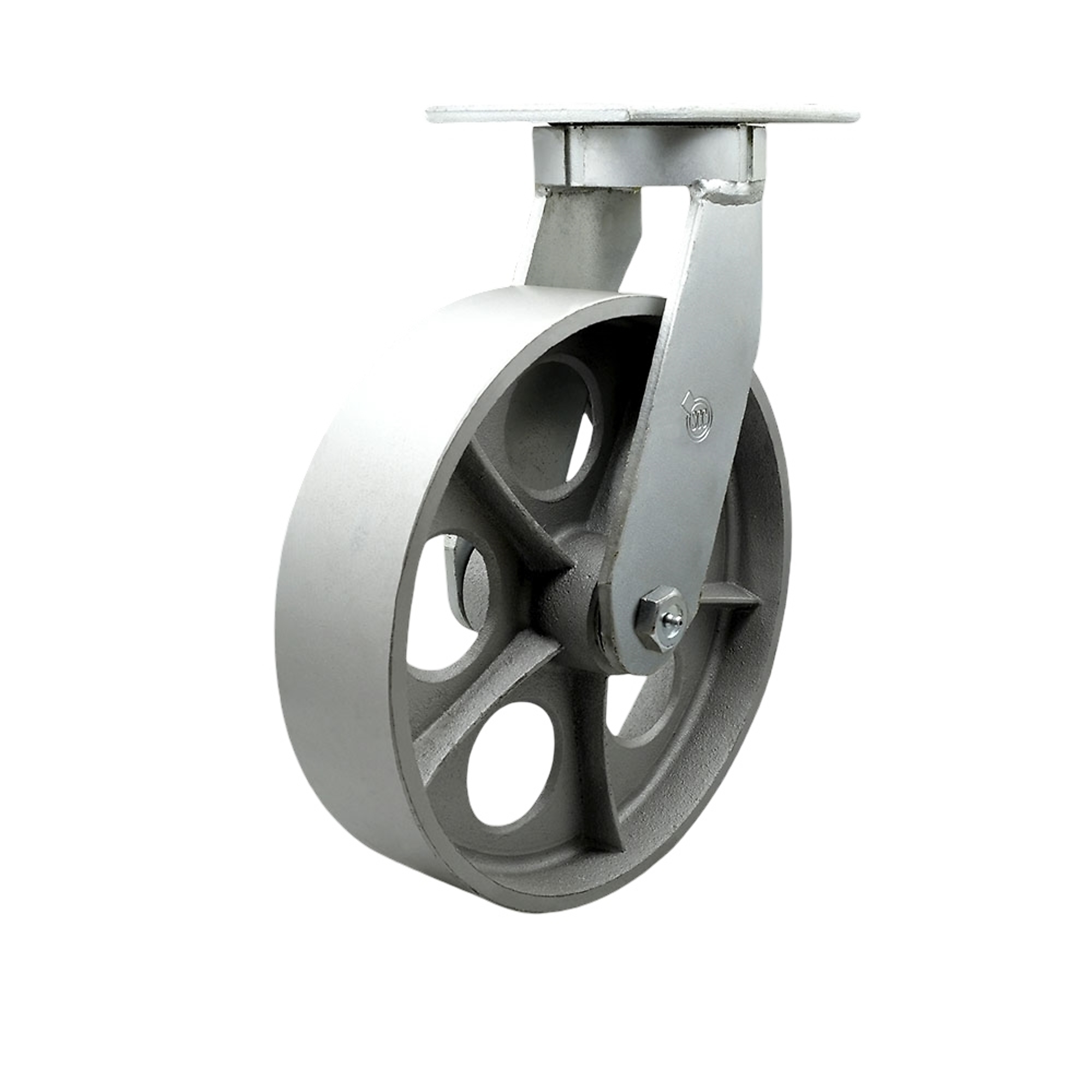 Service Caster, 12Inch x 3Inch Plate Caster, Wheel Diameter 12 in, Caster Type Swivel, Package (qty.) 1, Model SCC-KP92S1230-SSR