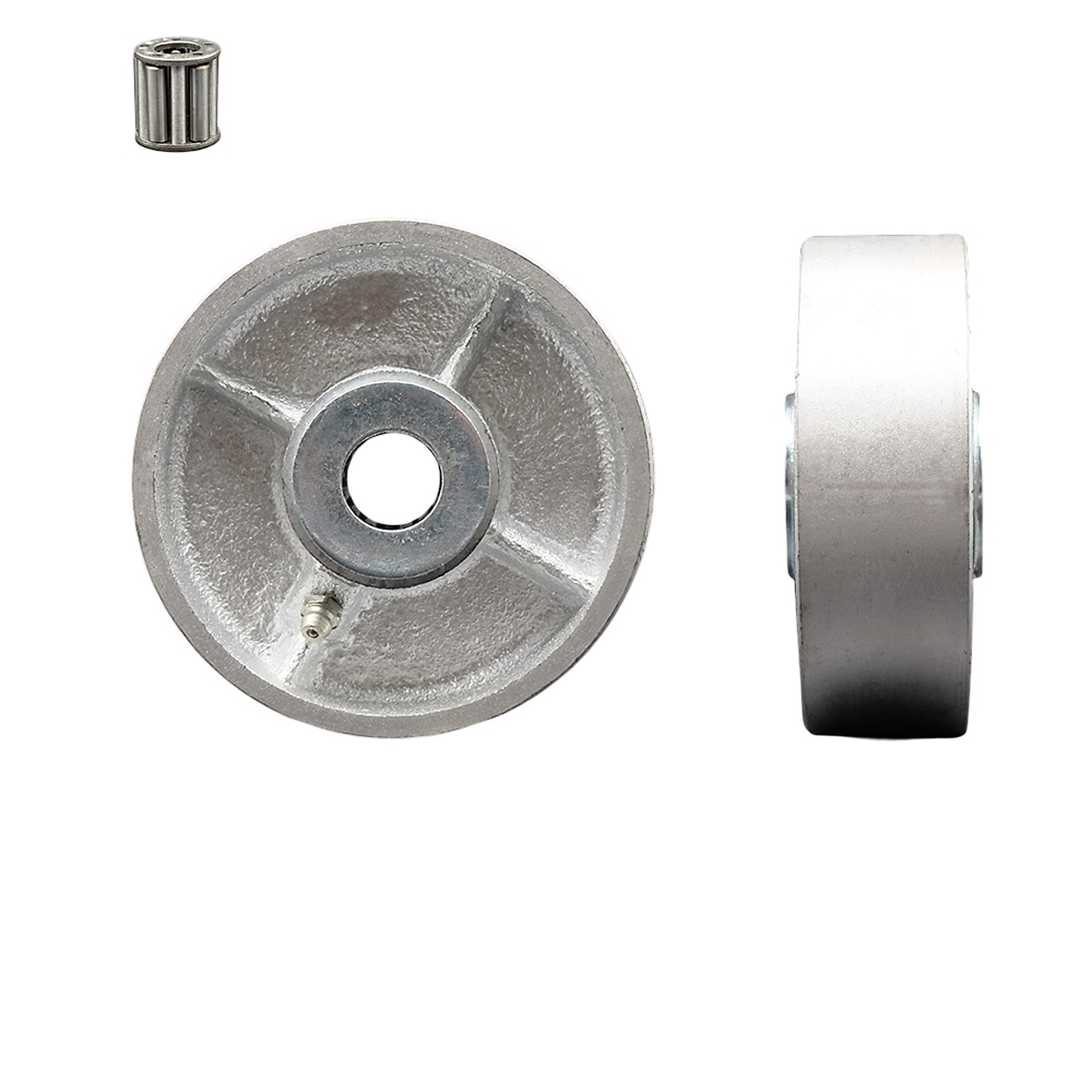 Service Caster, 4Inch x 1 1/2Inch Hardware Wheel, Wheel Diameter 4 in, Caster Type Rigid, Package (qty.) 1, Model SCC-SSR415