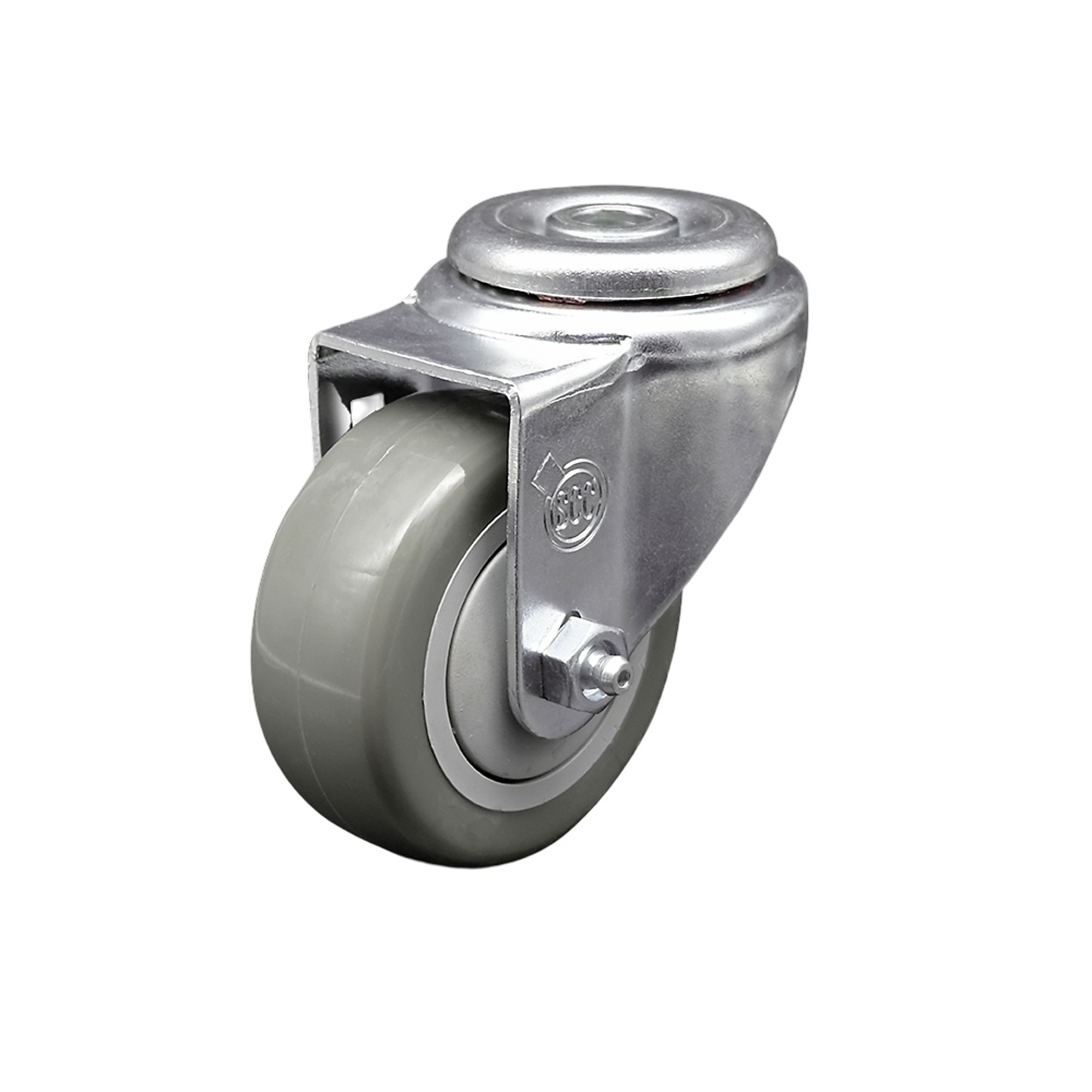 Service Caster, 3Inch x 1 1/4Inch Stem Caster, Wheel Diameter 3 in, Caster Type Swivel, Package (qty.) 1, Model SCC-BH20S314-PPUB