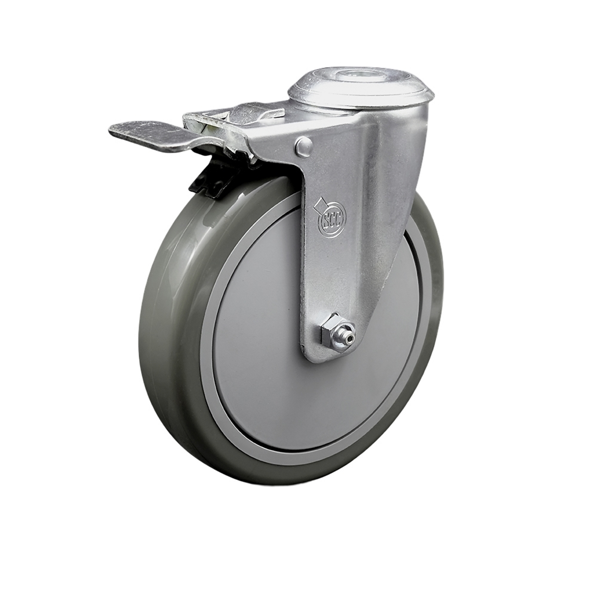 Service Caster, 6Inch x 1 1/4Inch Stem Caster, Wheel Diameter 6 in, Caster Type Swivel, Package (qty.) 1, Model SCC-BHTTL20S614-PPUB