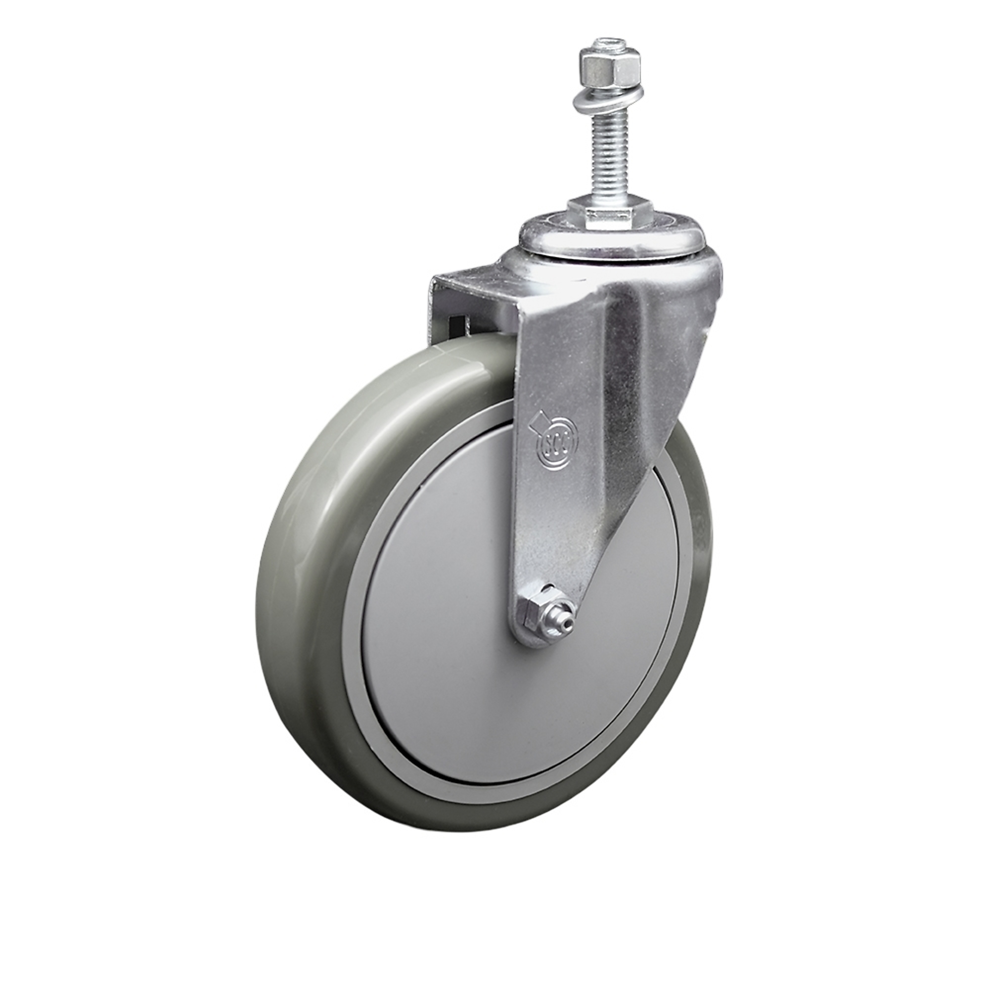 Service Caster, 6Inch x 1 1/4Inch Stem Caster, Wheel Diameter 6 in, Caster Type Swivel, Package (qty.) 1, Model SCC-TS20S614-PPUB-381615