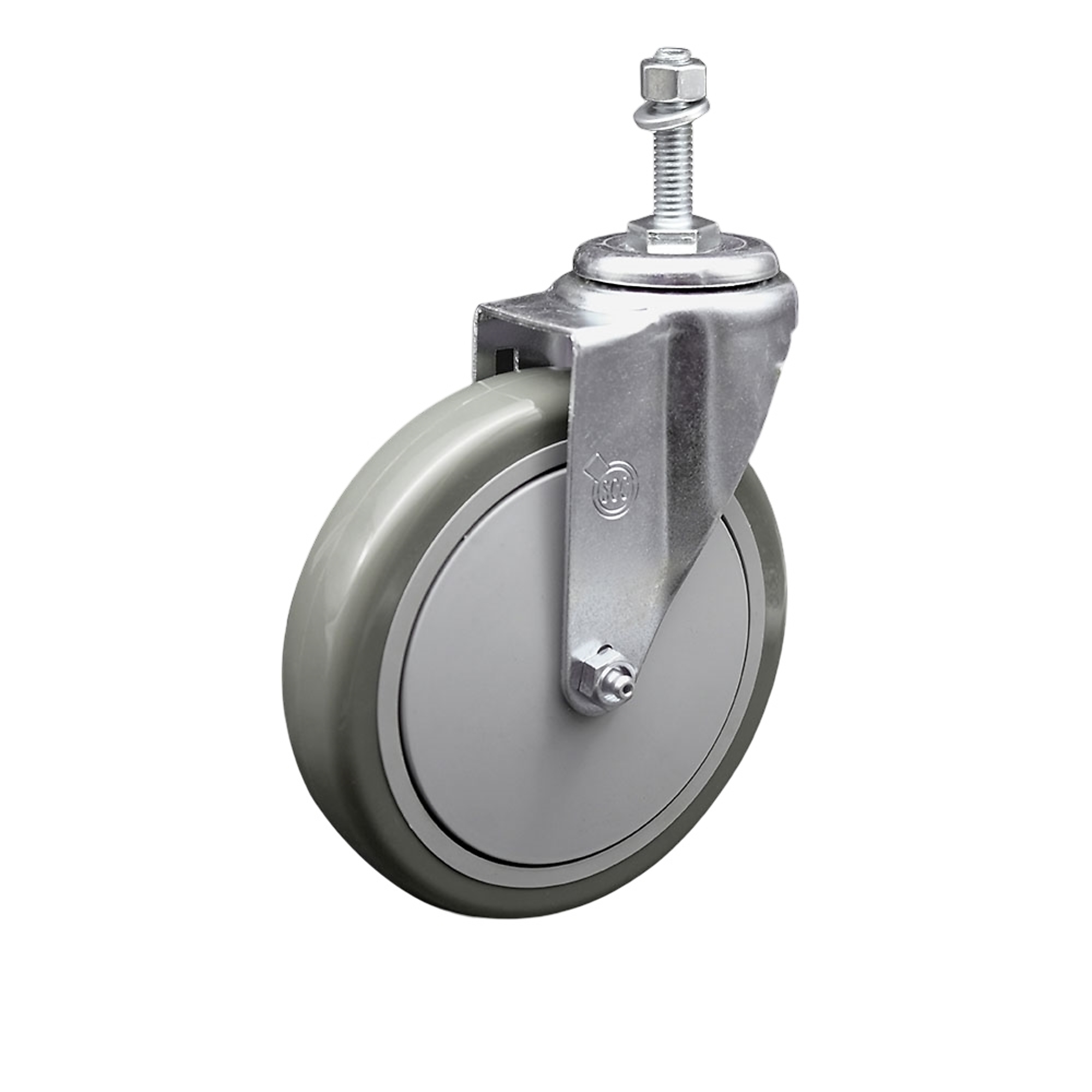 Service Caster, 6Inch x 1 1/4Inch Stem Caster, Wheel Diameter 6 in, Caster Type Swivel, Package (qty.) 1, Model SCC-TS20S614-PPUB-M1015