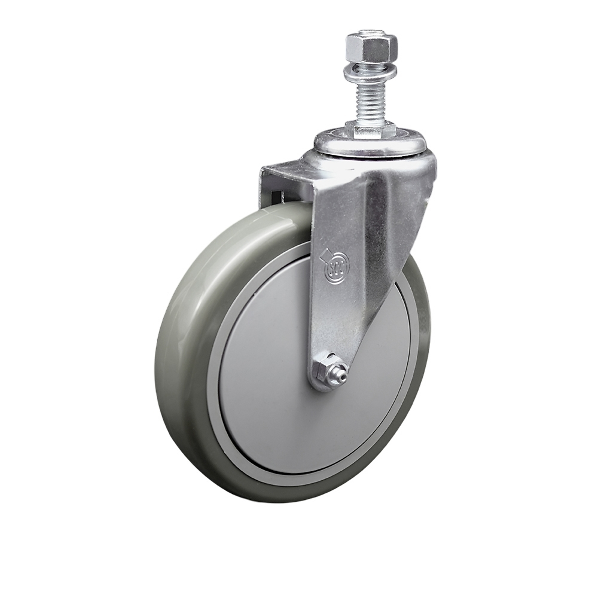 Service Caster, 6Inch x 1 1/4Inch Stem Caster, Wheel Diameter 6 in, Caster Type Swivel, Package (qty.) 1, Model SCC-TS20S614-PPUB-M1215