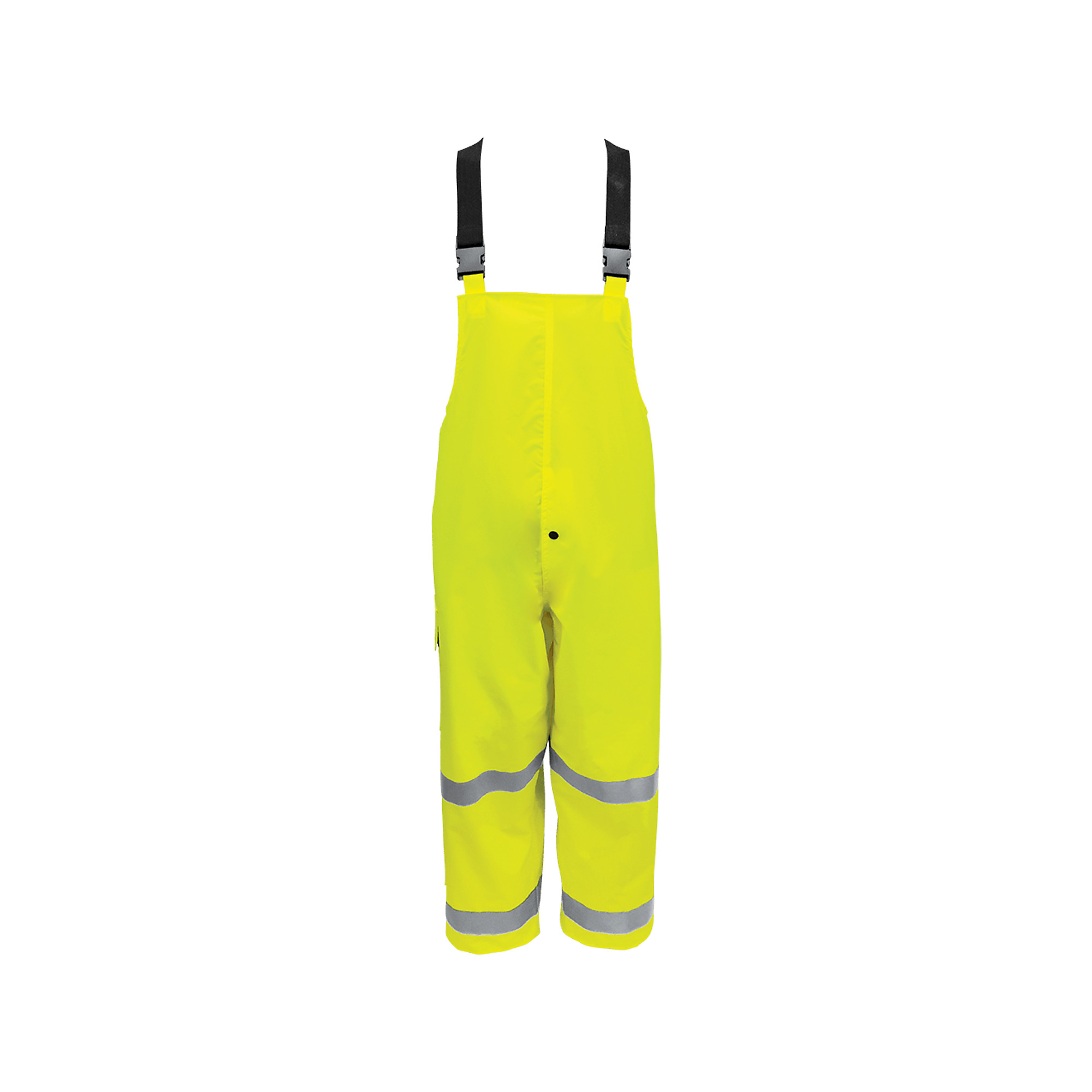 FrogWear, HV Yellow/Green, Self-Extinguishing, Class E, Rain Bibs, Size 3XL, Color High-Visibility Yellow/Green, Model GLO-1700-3XL