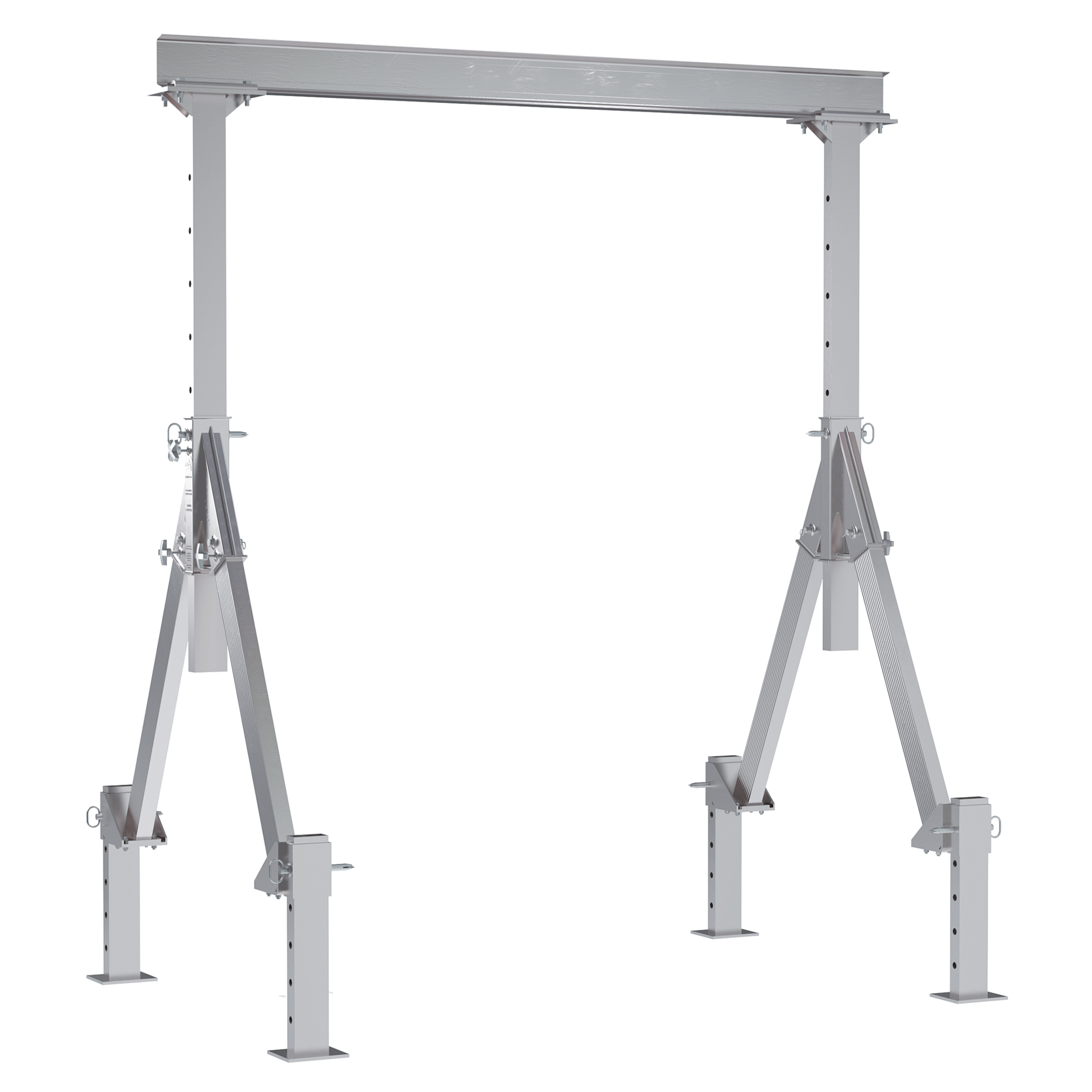 Vestil, Adjustable height aluminum crane 8ft. x 8ft., Load Capacity 2000 lb, Model AHA-2-8-8-ALO