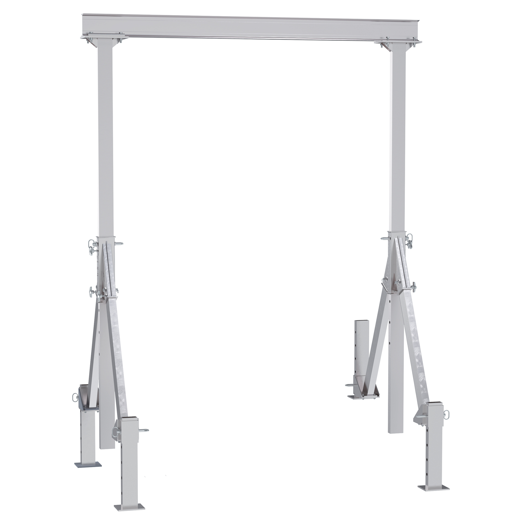 Vestil, Adjustable height aluminum crane 8ft. x 12ft., Load Capacity 2000 lb, Model AHA-2-8-12-ALO