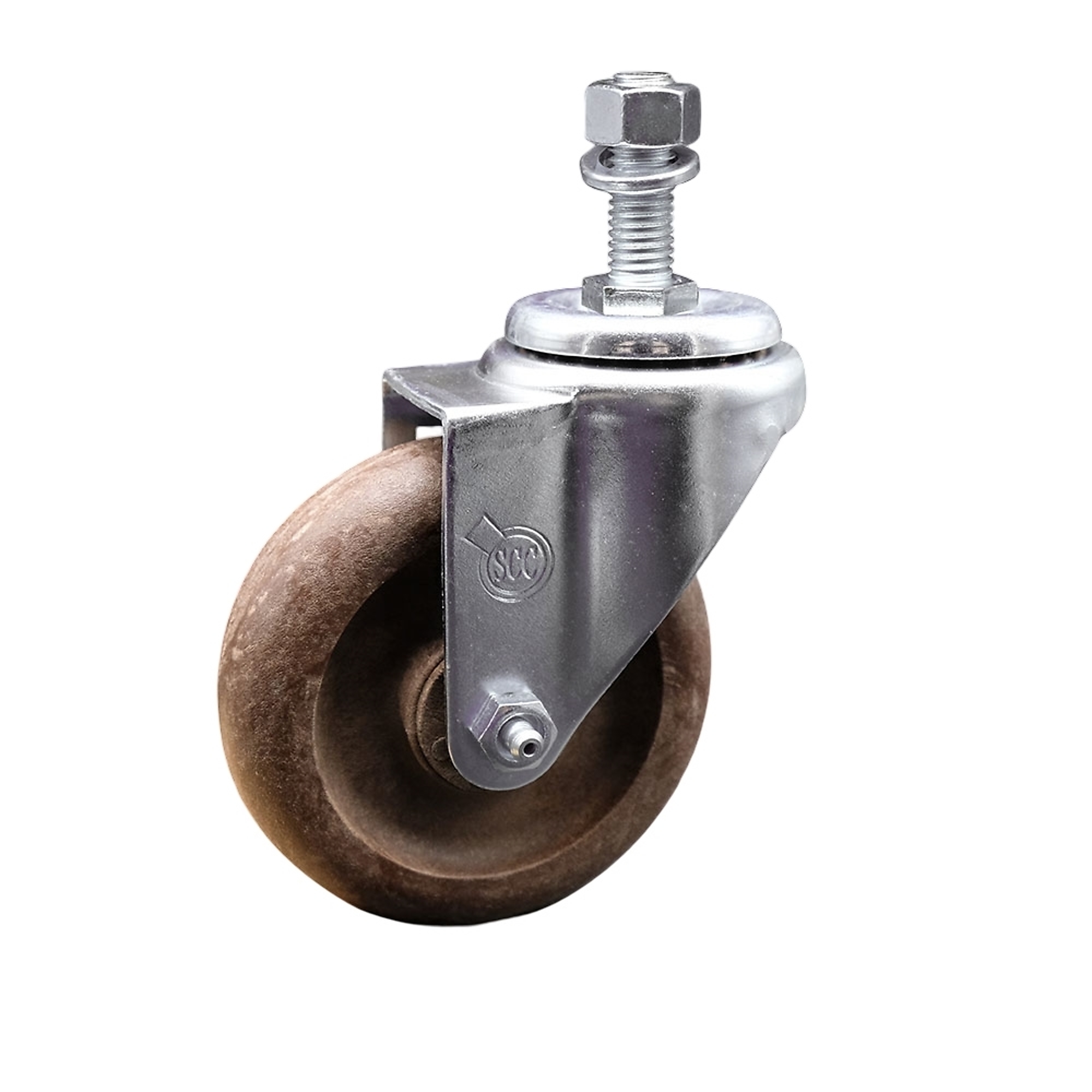 Service Caster, 4Inch x 1 1/4Inch Stem Caster, Wheel Diameter 4 in, Caster Type Swivel, Package (qty.) 1, Model SCC-TS20S414-GFNSHT-121315