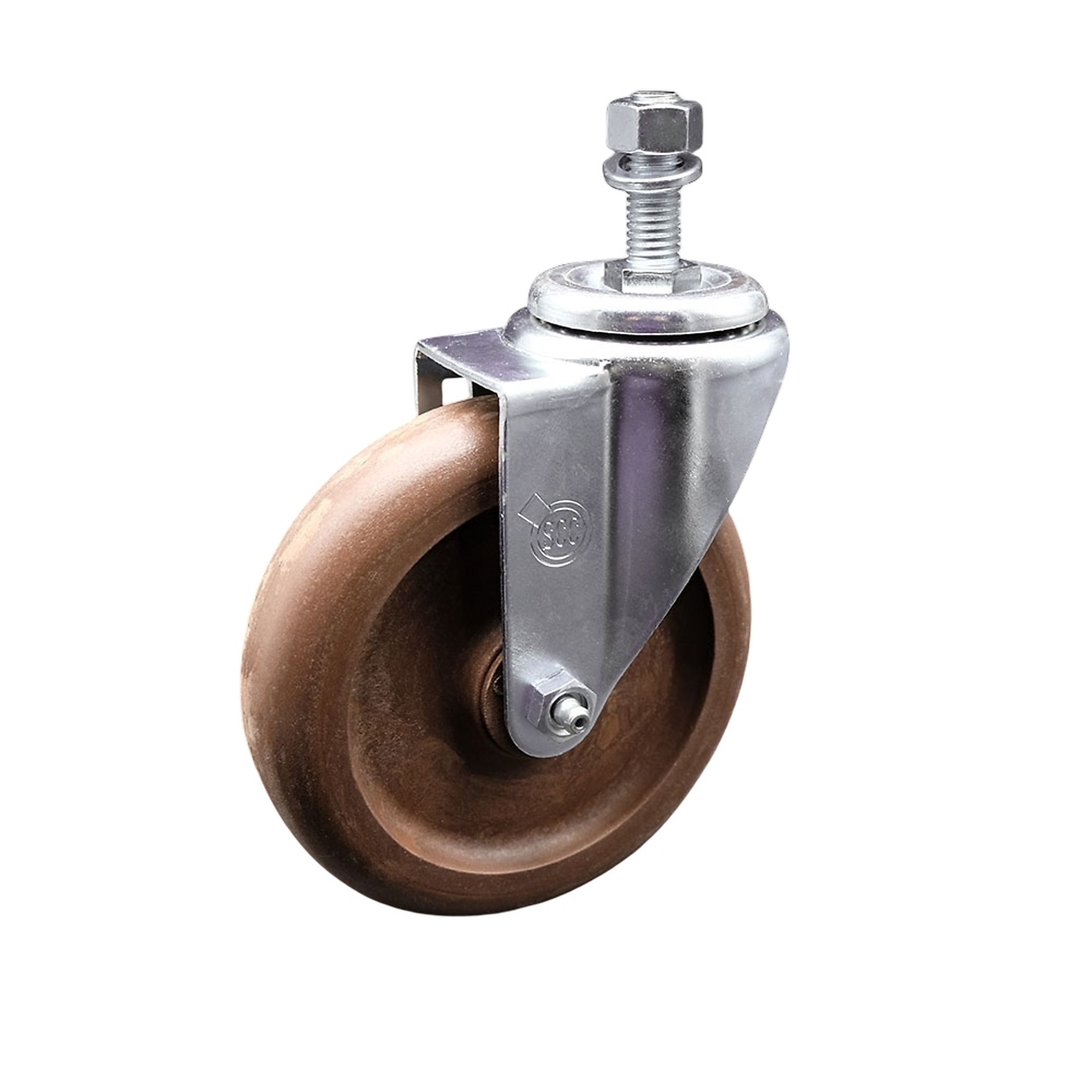 Service Caster, 5Inch x 1 1/4Inch Stem Caster, Wheel Diameter 5 in, Caster Type Swivel, Package (qty.) 1, Model SCC-SSTS20S514-GFNSHT-121315