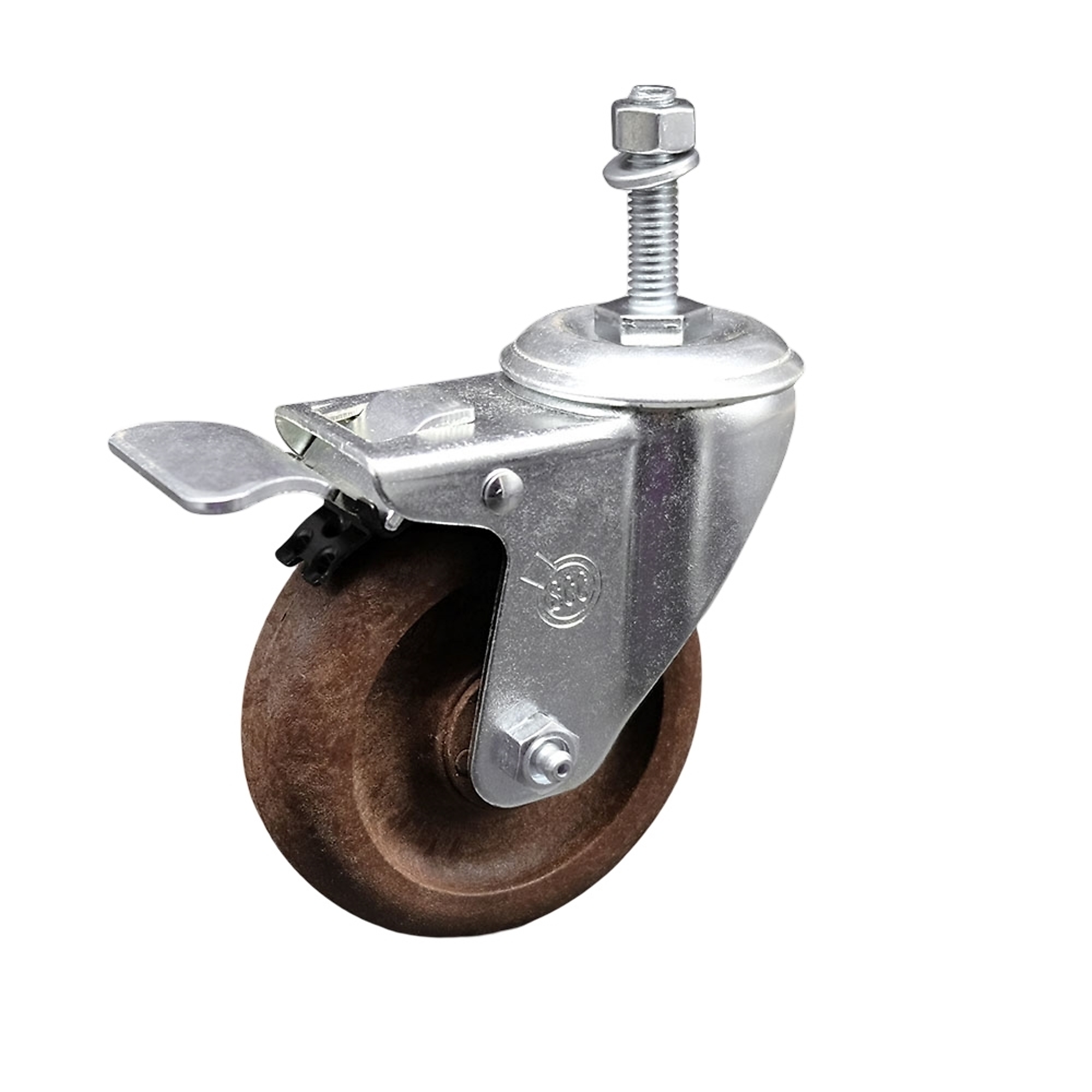 Service Caster, 4Inch x 1 1/4Inch Stem Caster, Wheel Diameter 4 in, Caster Type Swivel, Package (qty.) 1, Model SCC-TSTTL20S414-GFNSHT-M1015