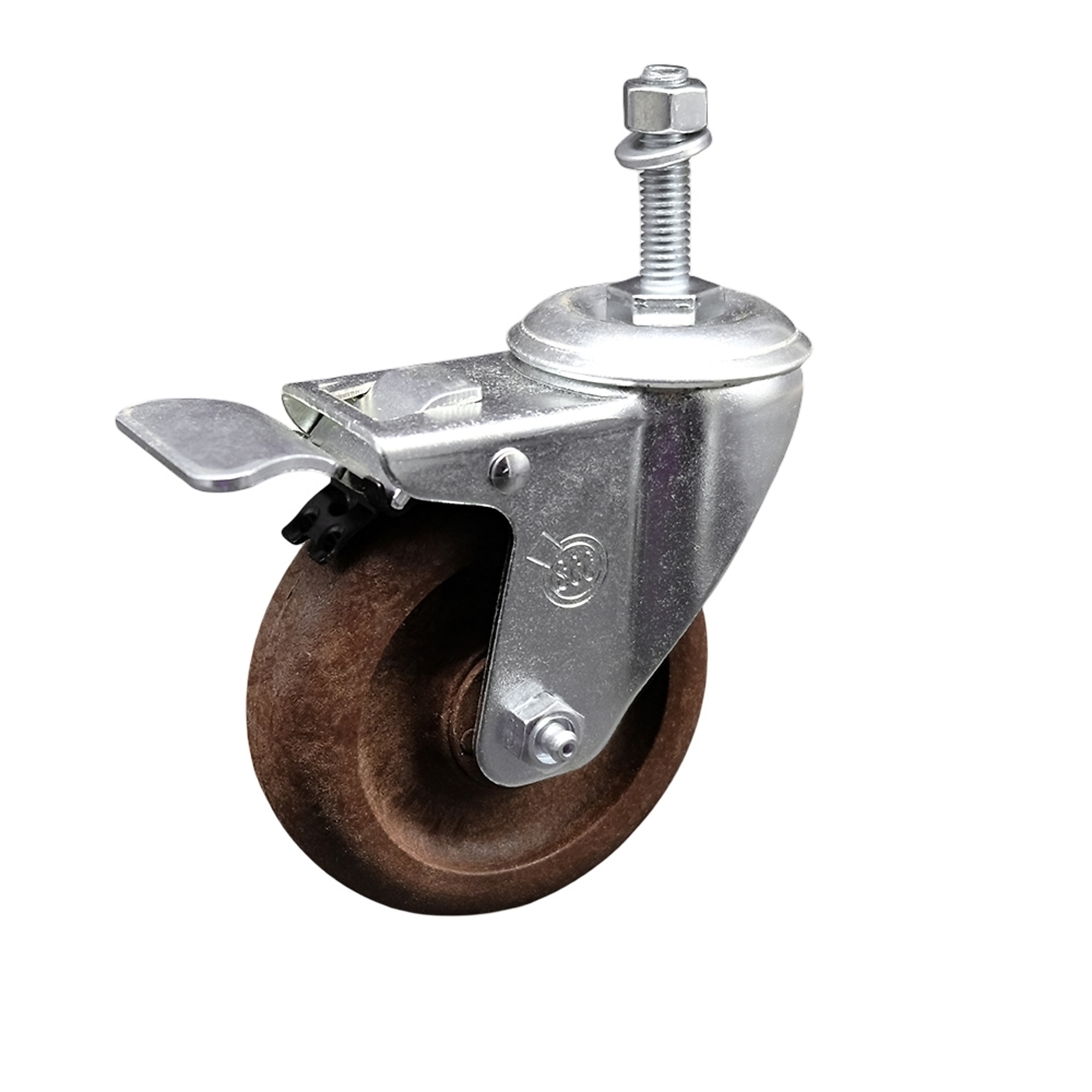 Service Caster, 4Inch x 1 1/4Inch Stem Caster, Wheel Diameter 4 in, Caster Type Swivel, Package (qty.) 1, Model SCC-SSTSTTL20S414-GFNSHT-381615