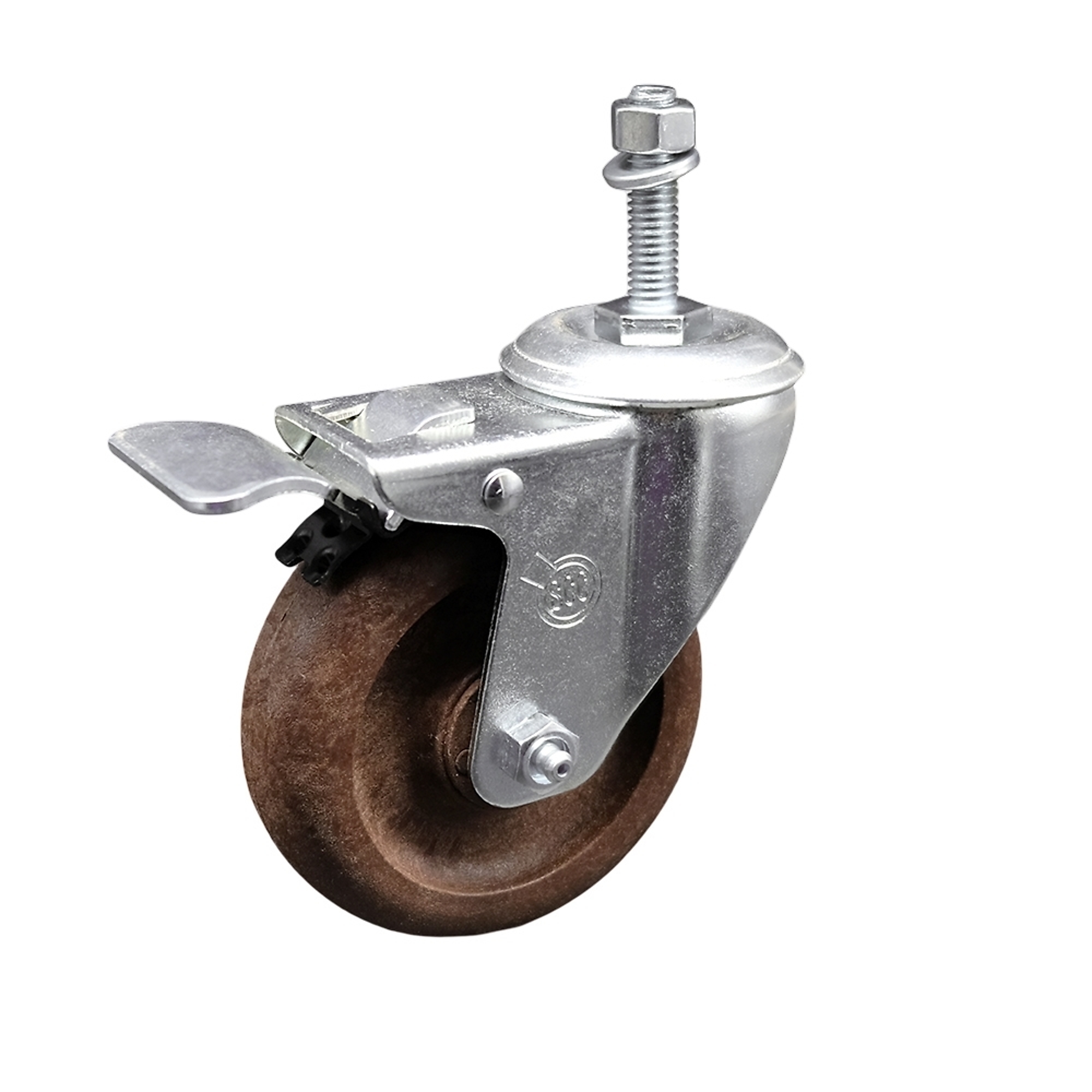 Service Caster, 4Inch x 1 1/4Inch Stem Caster, Wheel Diameter 4 in, Caster Type Swivel, Package (qty.) 1, Model SCC-SSTSTTL20S414-GFNSHT-M1015