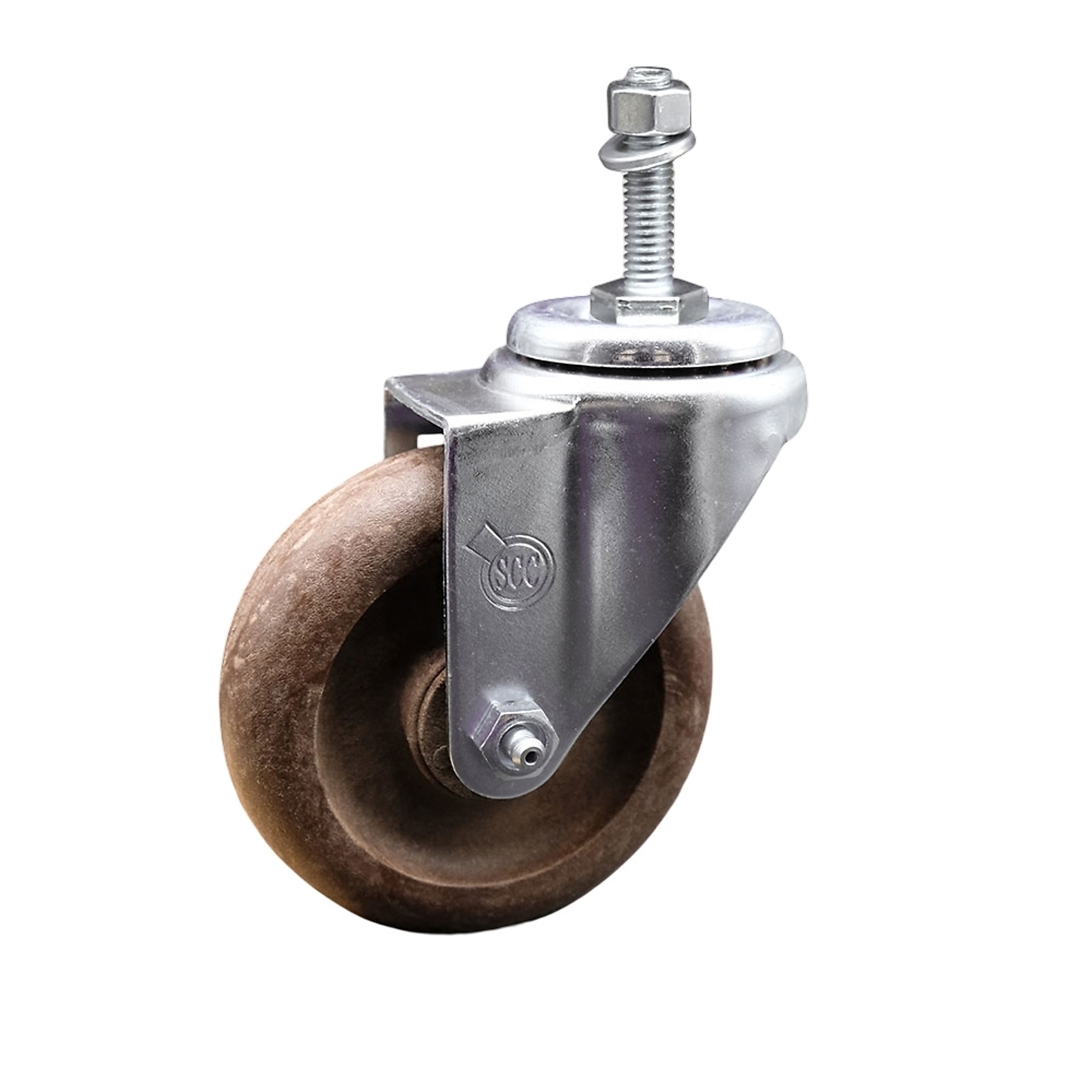 Service Caster, 4Inch x 1 1/4Inch Stem Caster, Wheel Diameter 4 in, Caster Type Swivel, Package (qty.) 1, Model SCC-SSTS20S414-GFNSHT-M1015