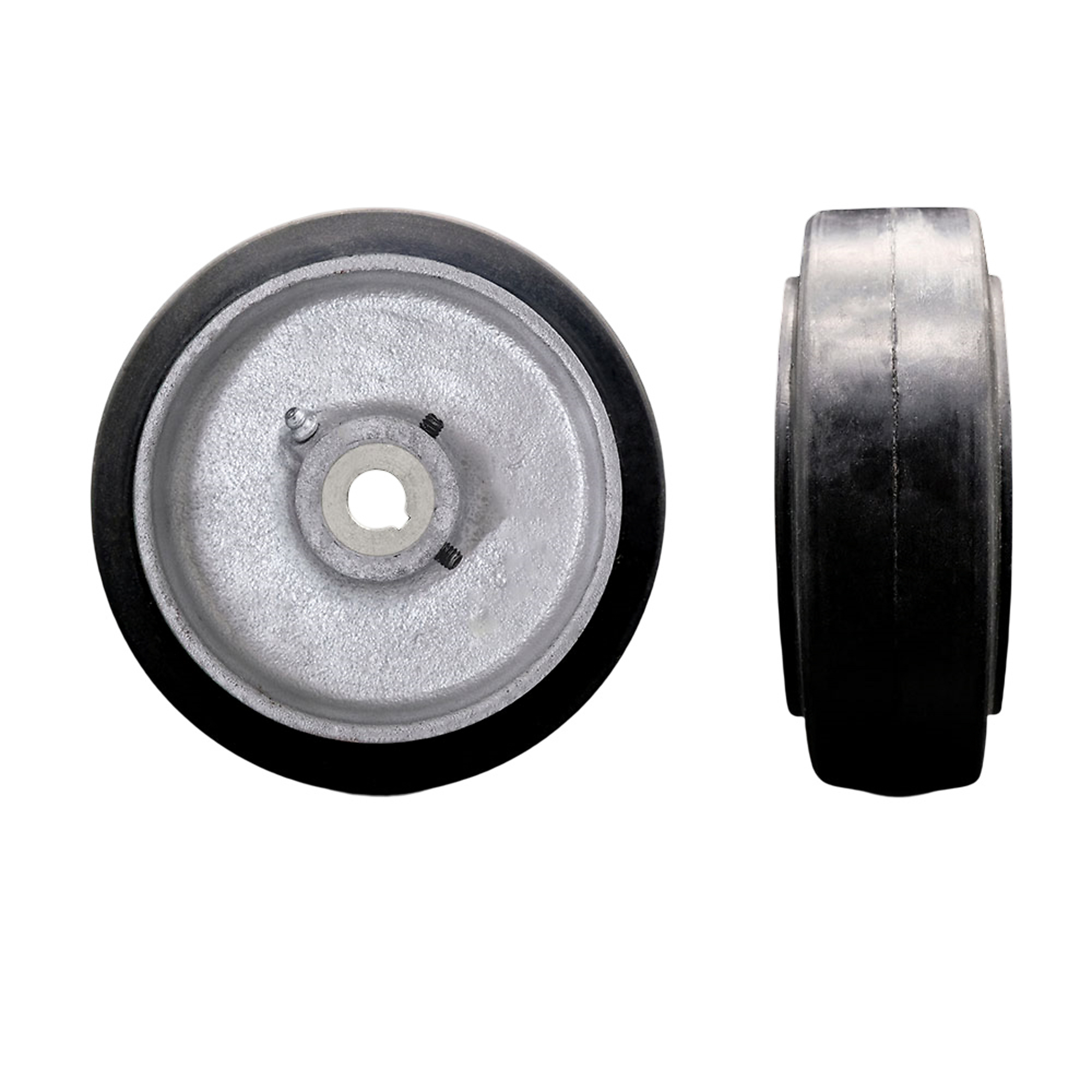 Service Caster, 10Inch x 3Inch Hardware Wheel, Wheel Diameter 10 in, Caster Type Rigid, Package (qty.) 1, Model SCC-RSS1030-114-KW-2SS