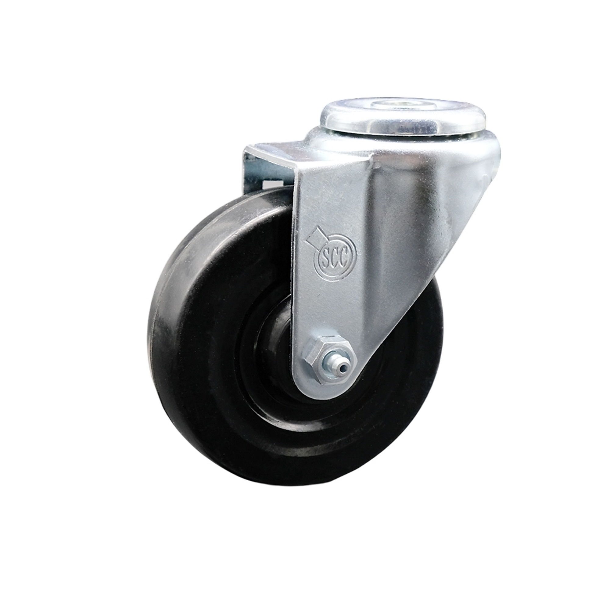 Service Caster, 4Inch x 1 1/4Inch Stem Caster, Wheel Diameter 4 in, Caster Type Swivel, Package (qty.) 1, Model SCC-BH20S414-HRS