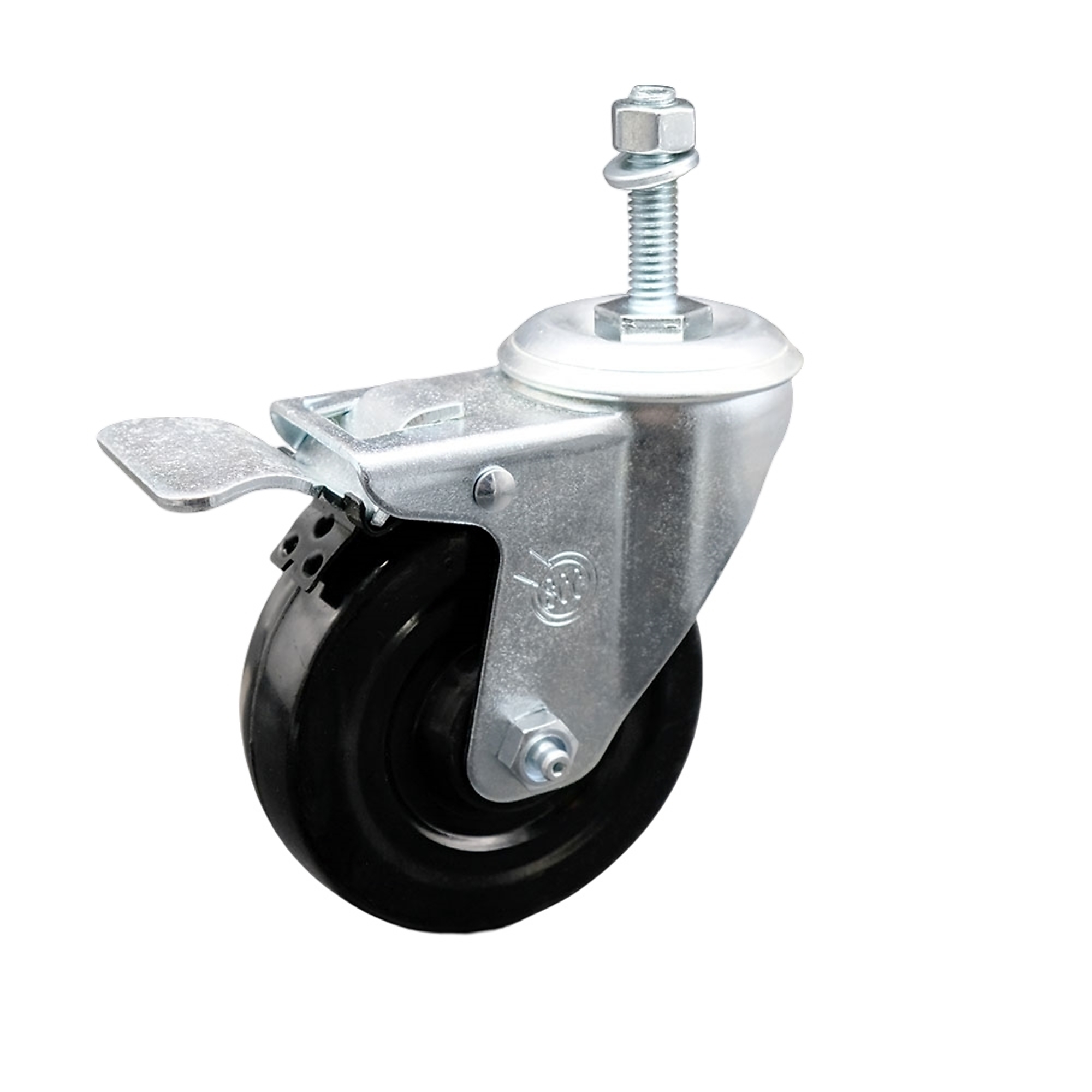 Service Caster, 4Inch x 1 1/4Inch Stem Caster, Wheel Diameter 4 in, Caster Type Swivel, Package (qty.) 1, Model SCC-TSTTL20S414-HRS-M1015